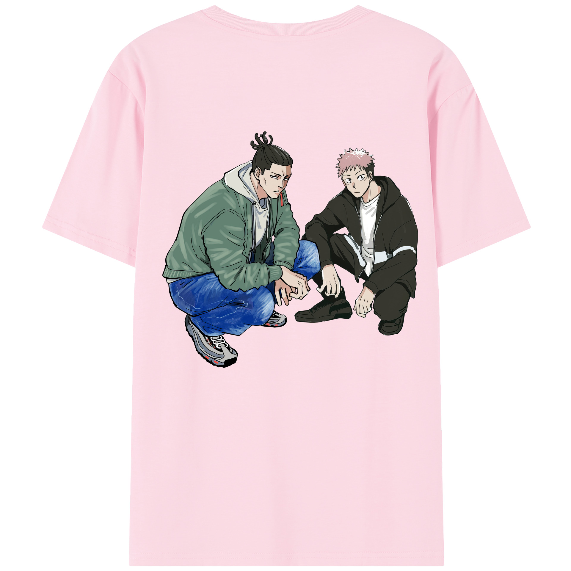 （画像用） 呪術廻戦 Jujutsu Kaisen 綿100％半袖Tシャツ（背面プリント）