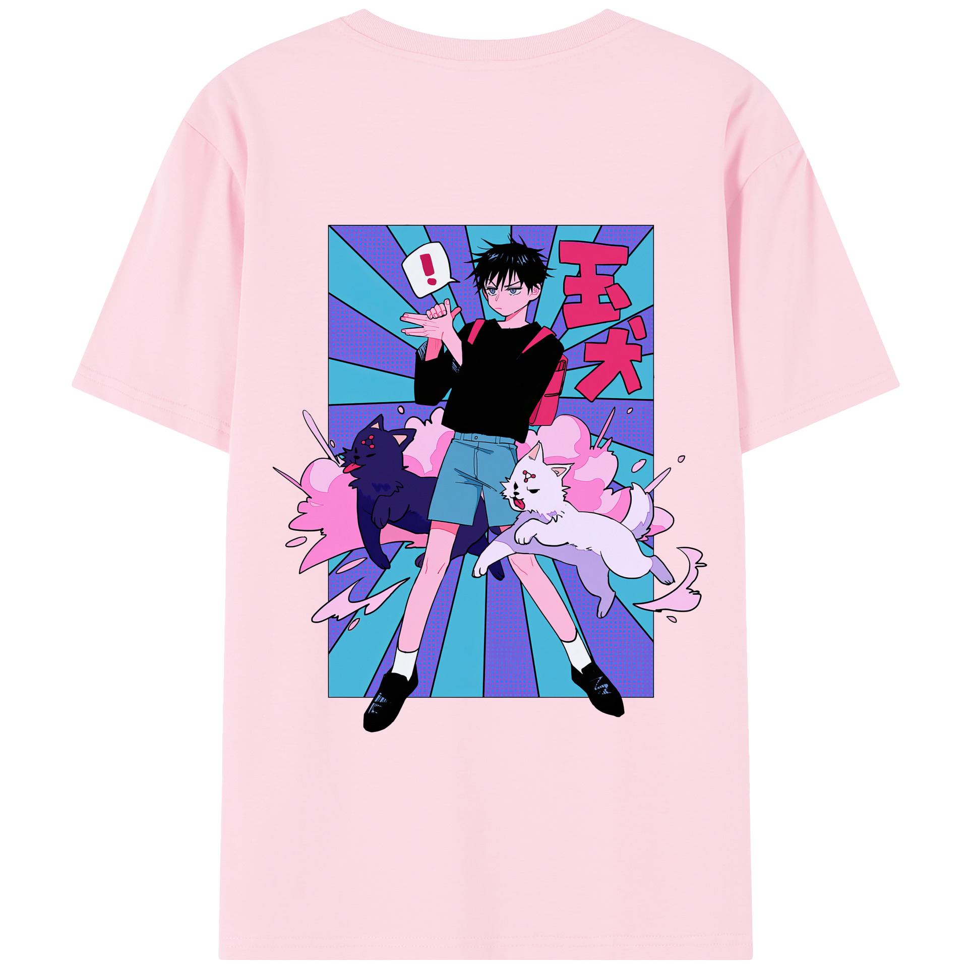 （画像用） 呪術廻戦 Jujutsu Kaisen 綿100％半袖Tシャツ（背面プリント）
