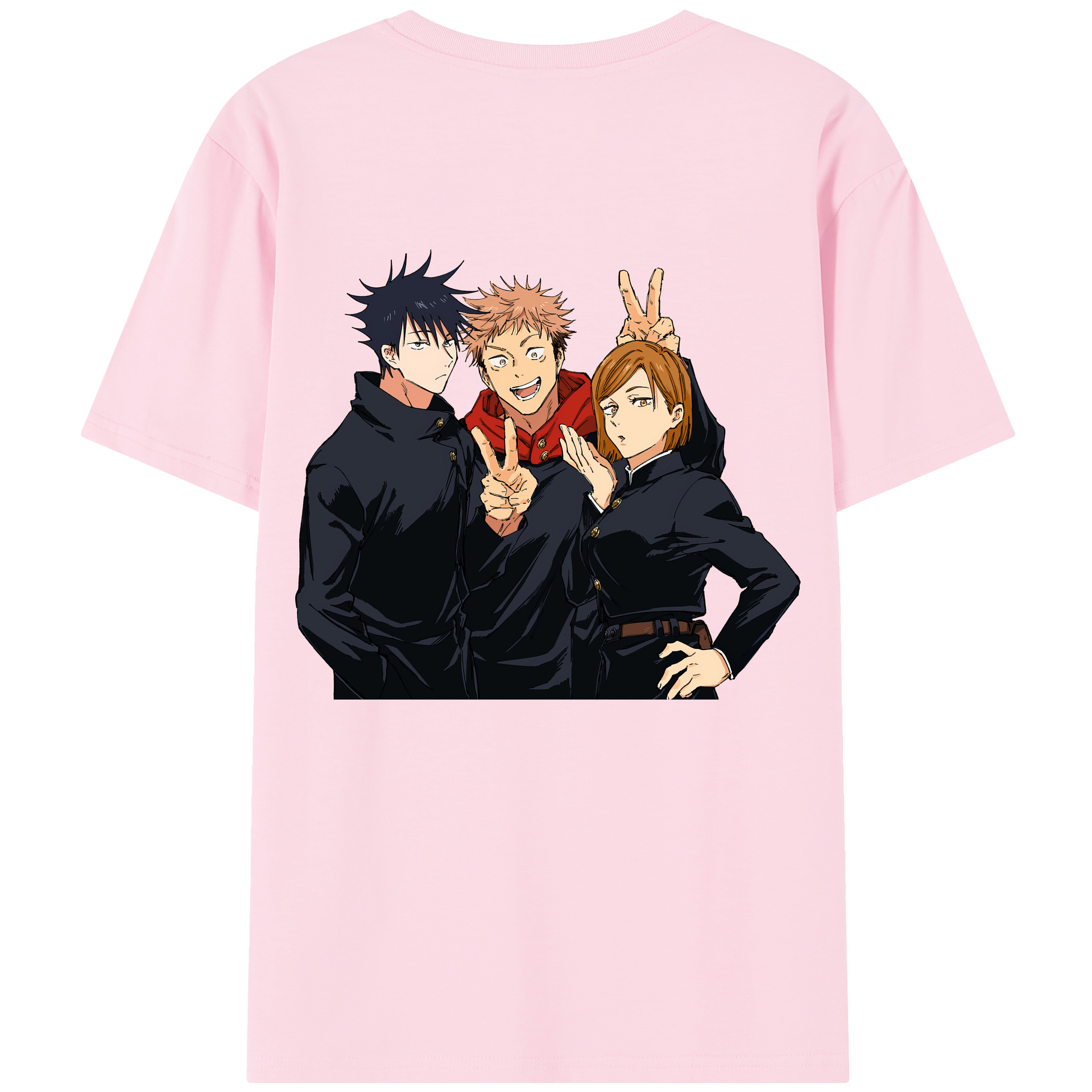 （画像用） 呪術廻戦 Jujutsu Kaisen 綿100％半袖Tシャツ（背面プリント）
