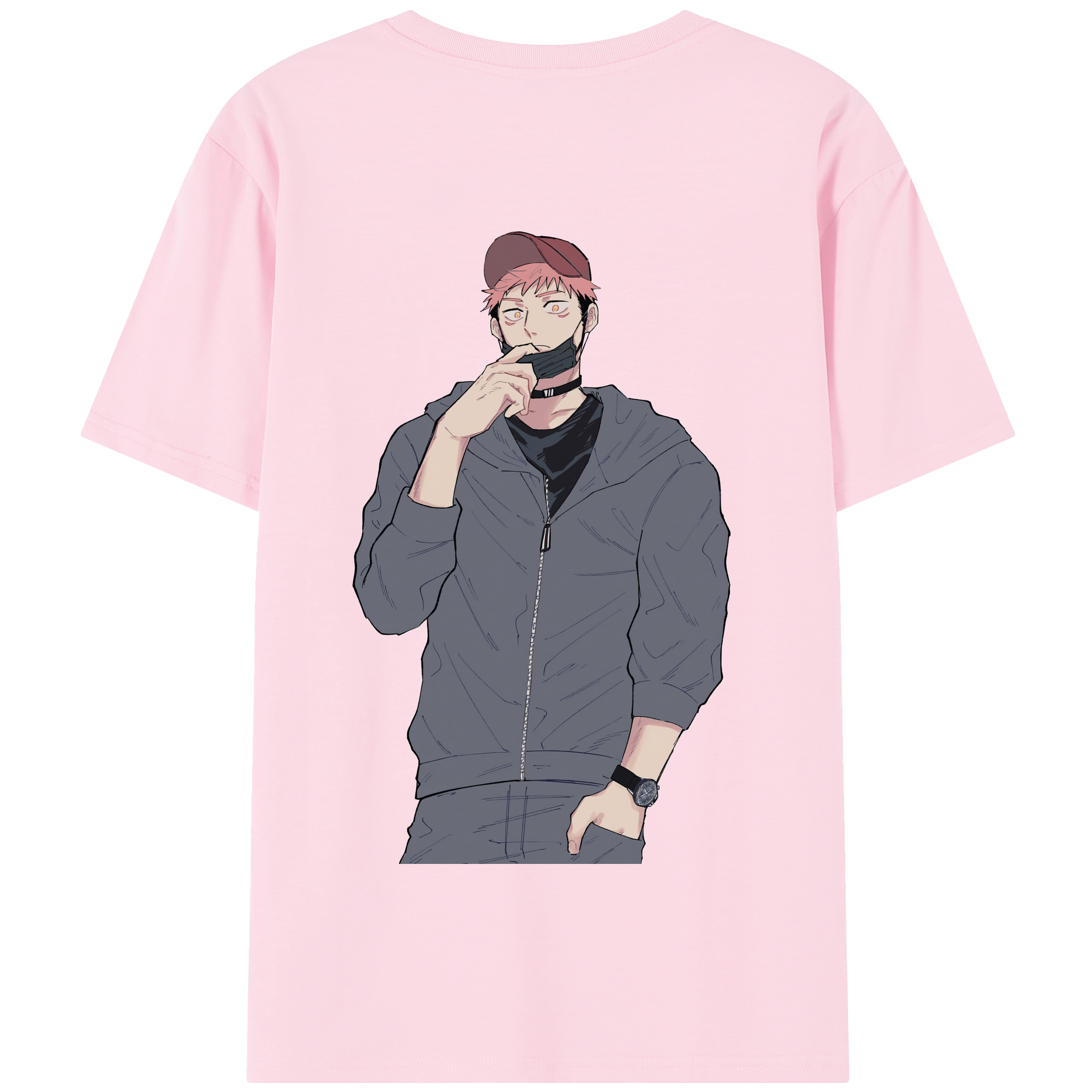 （画像用） 呪術廻戦 Jujutsu Kaisen 綿100％半袖Tシャツ（背面プリント）