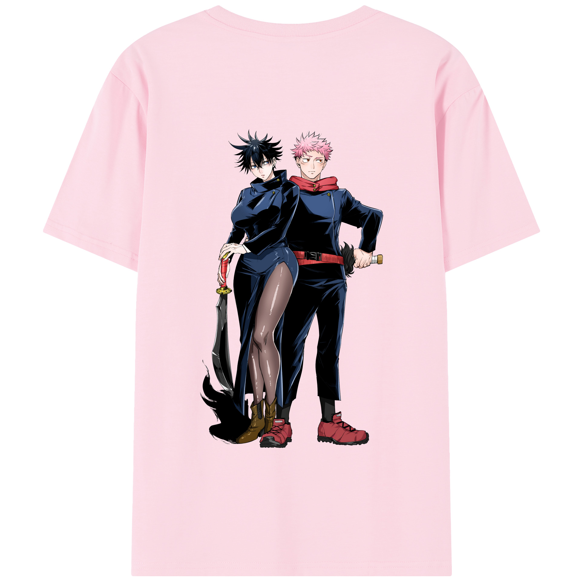 （画像用） 呪術廻戦 Jujutsu Kaisen 綿100％半袖Tシャツ（背面プリント）