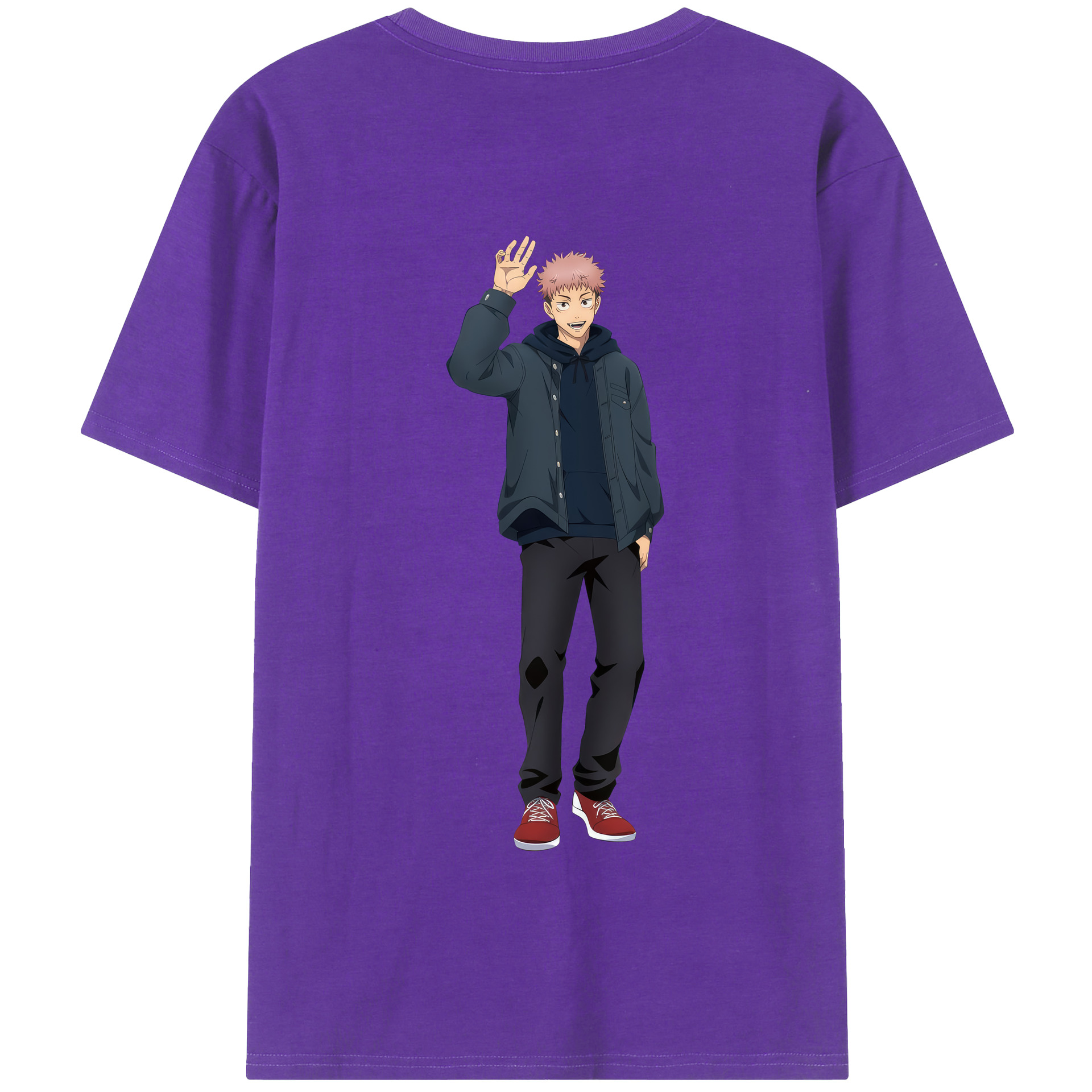 （画像用） 呪術廻戦 Jujutsu Kaisen 綿100％半袖Tシャツ（背面プリント）