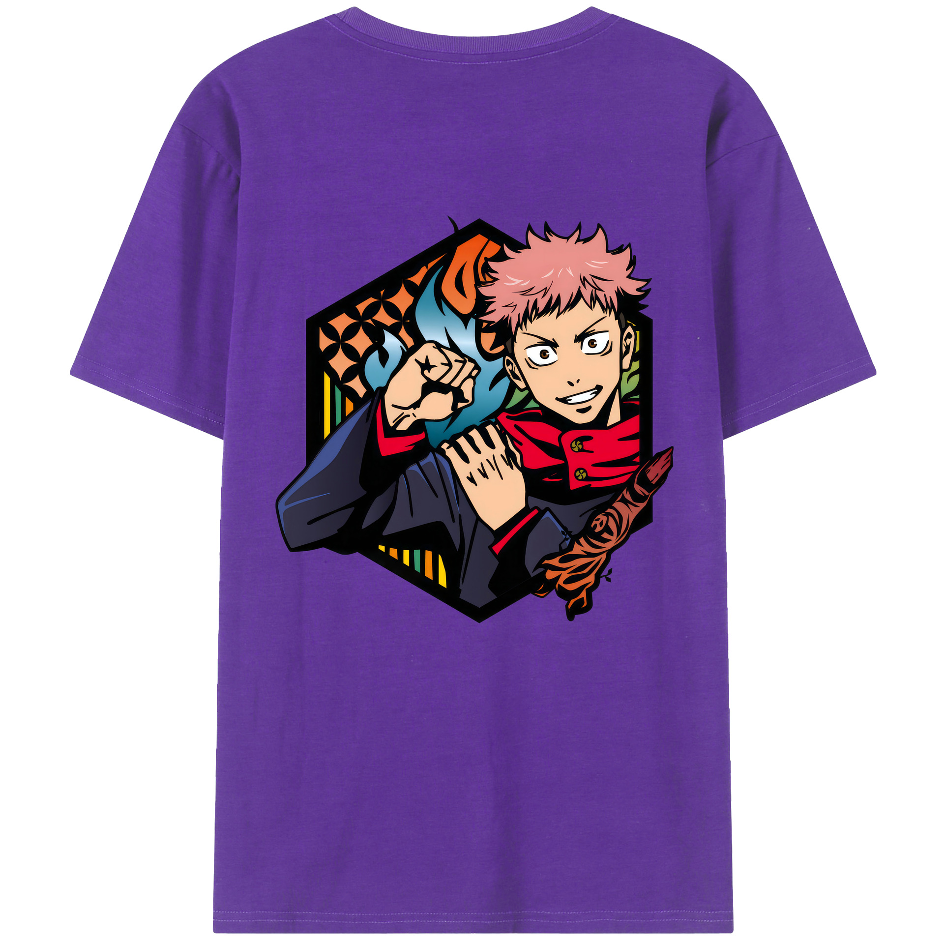 （画像用） 呪術廻戦 Jujutsu Kaisen 綿100％半袖Tシャツ（背面プリント）