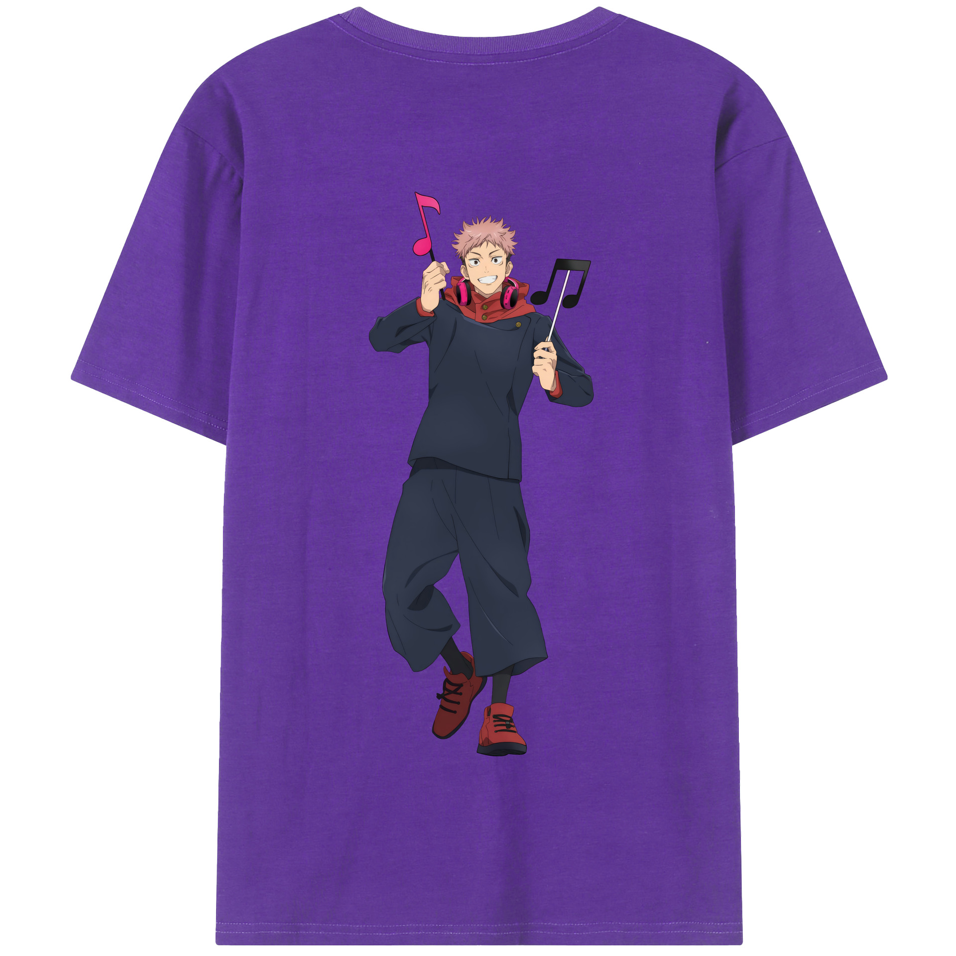 （画像用） 呪術廻戦 Jujutsu Kaisen 綿100％半袖Tシャツ（背面プリント）