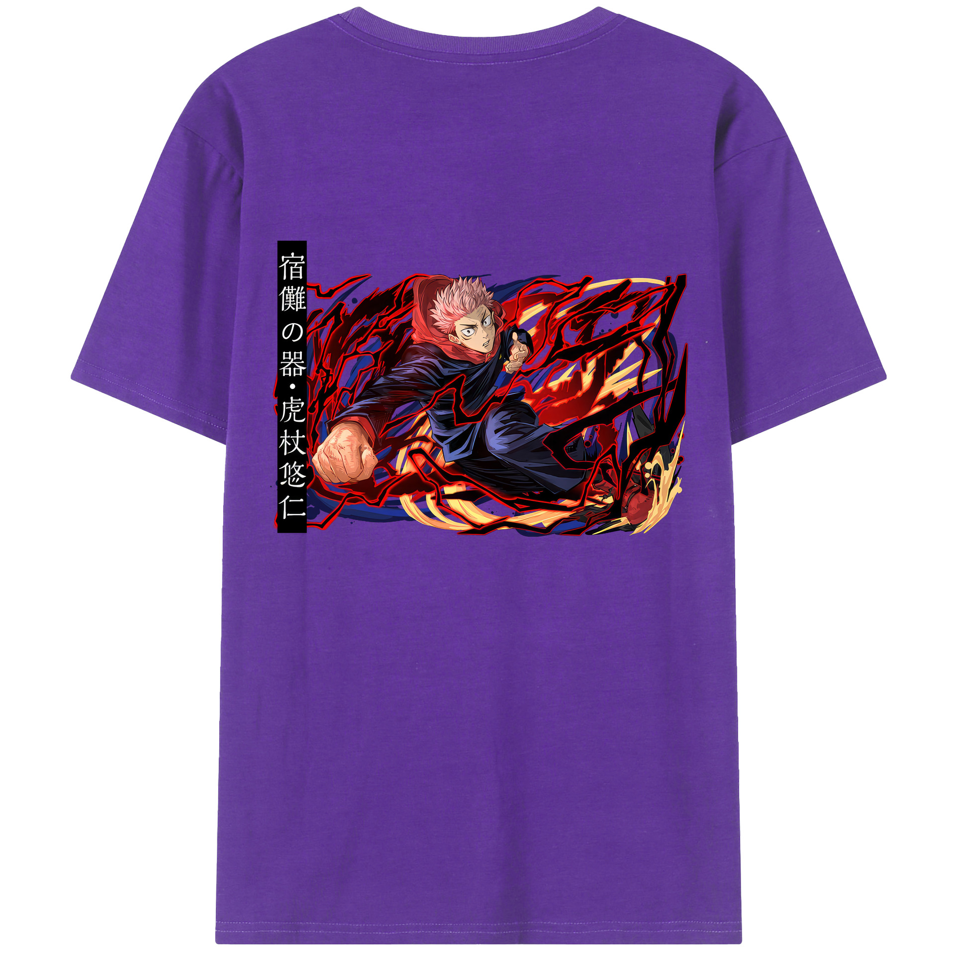 （画像用） 呪術廻戦 Jujutsu Kaisen 綿100％半袖Tシャツ（背面プリント）