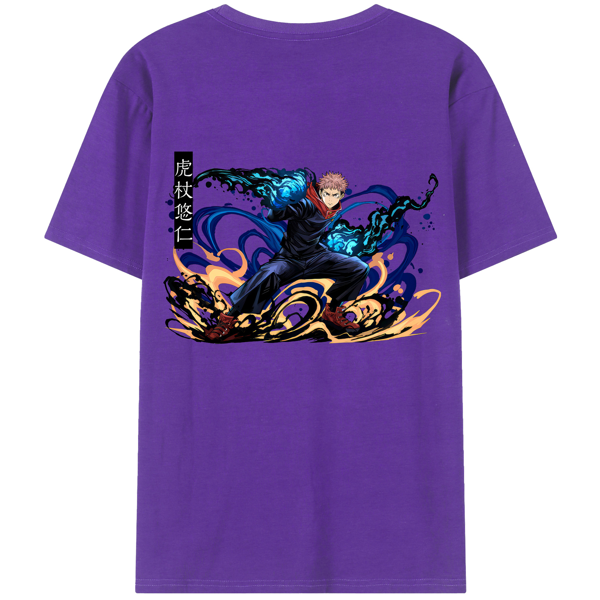 （画像用） 呪術廻戦 Jujutsu Kaisen 綿100％半袖Tシャツ（背面プリント）