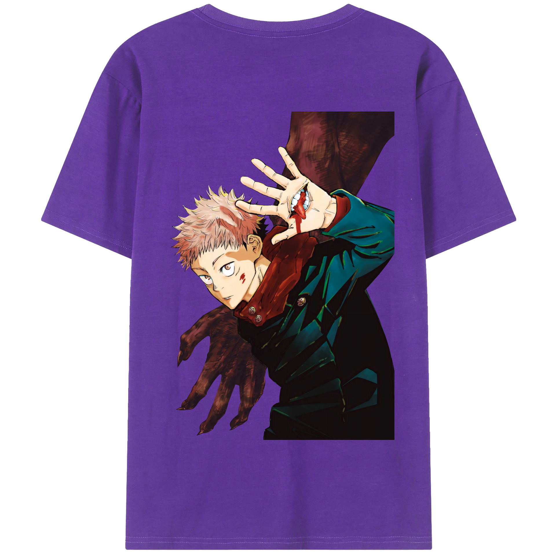 （画像用） 呪術廻戦 Jujutsu Kaisen 綿100％半袖Tシャツ（背面プリント）