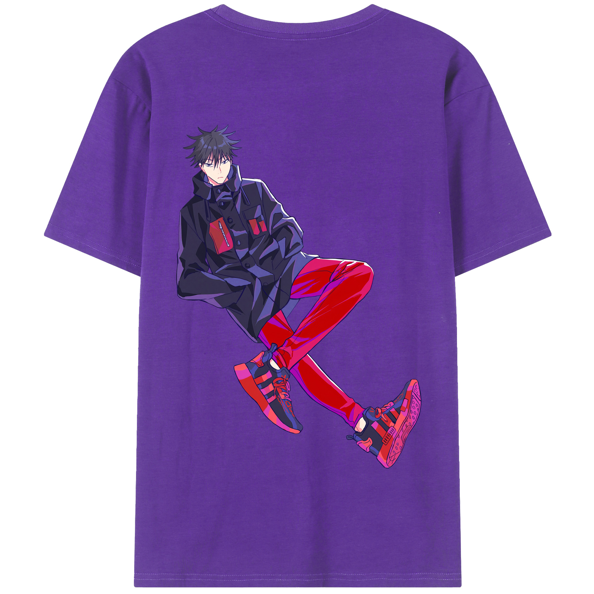 （画像用） 呪術廻戦 Jujutsu Kaisen 綿100％半袖Tシャツ（背面プリント）