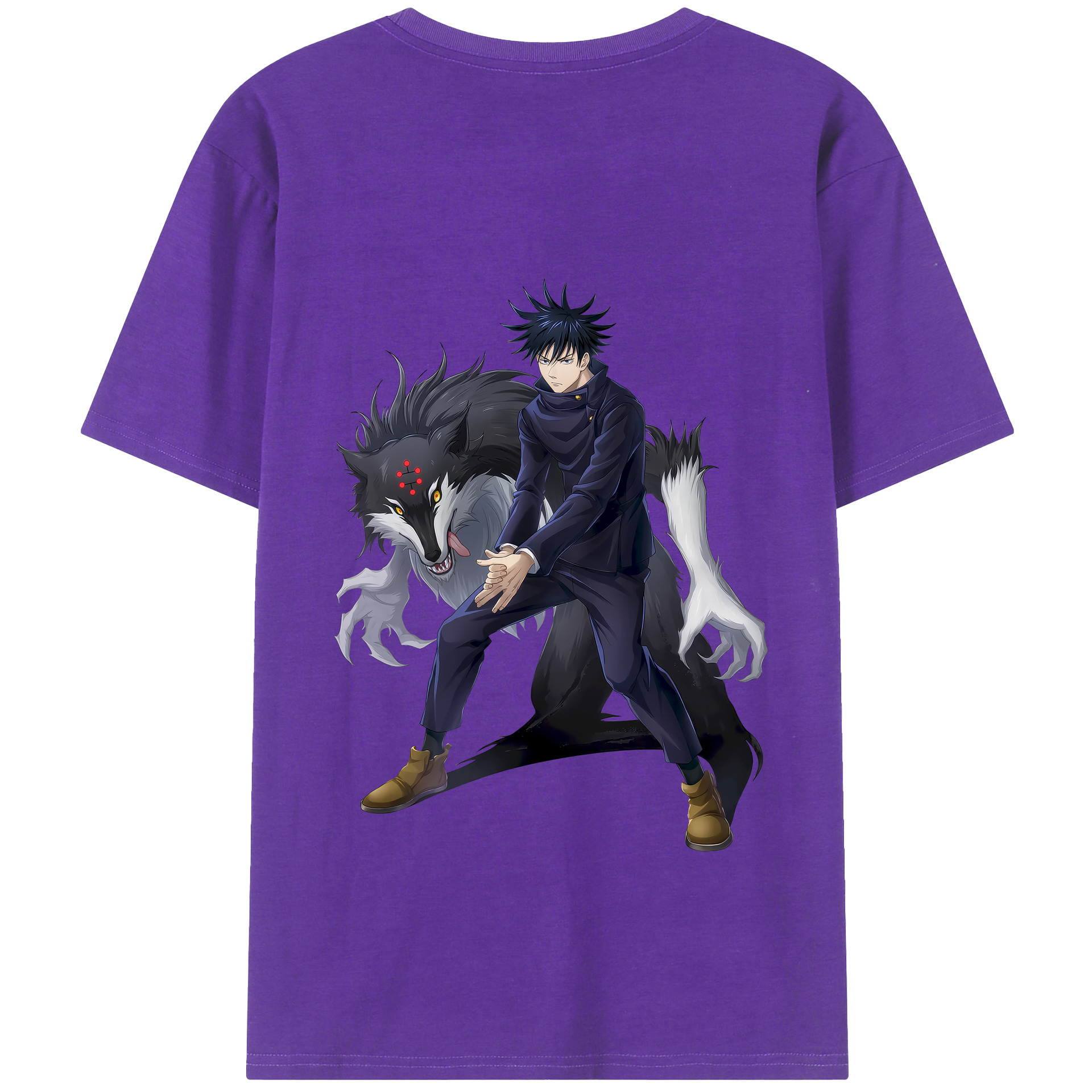 （画像用） 呪術廻戦 Jujutsu Kaisen 綿100％半袖Tシャツ（背面プリント）