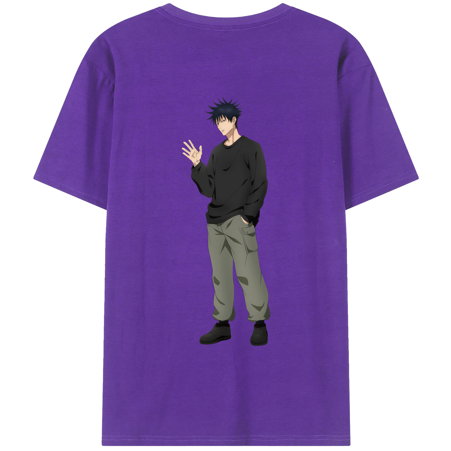 （画像用） 呪術廻戦 Jujutsu Kaisen 綿100％半袖Tシャツ（背面プリント）