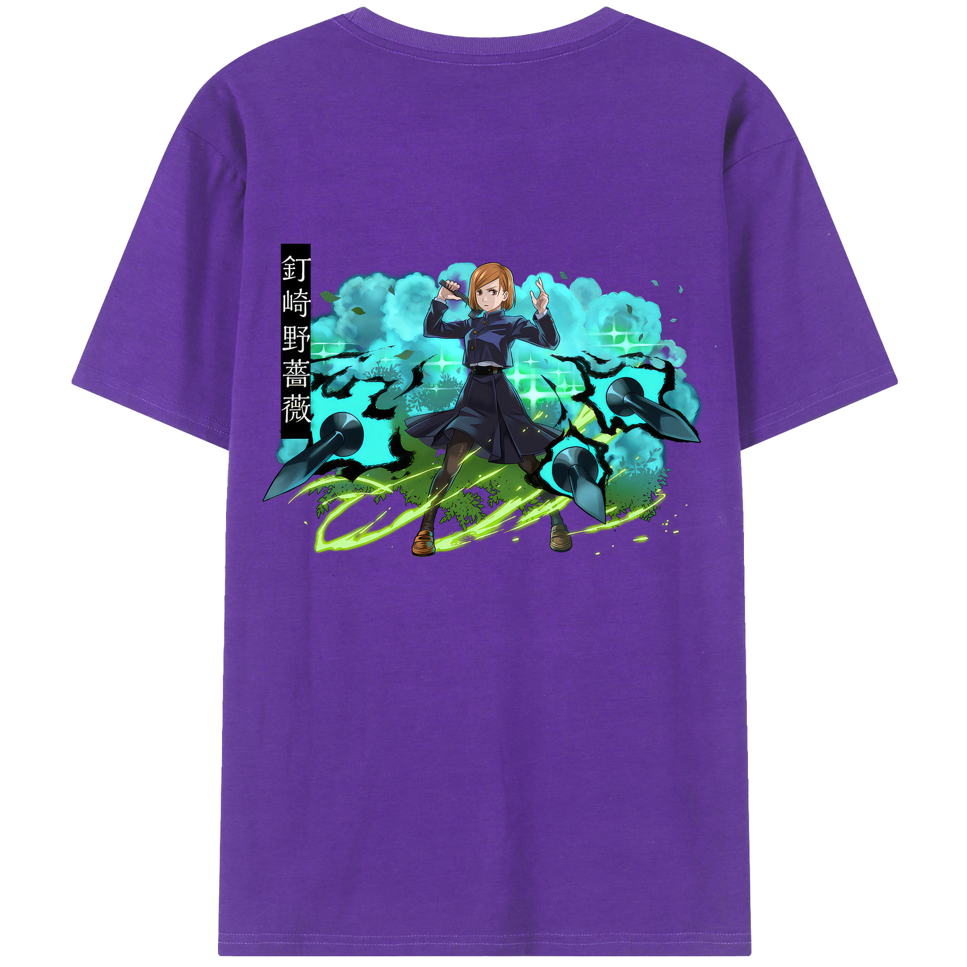 （画像用） 呪術廻戦 Jujutsu Kaisen 綿100％半袖Tシャツ（背面プリント）