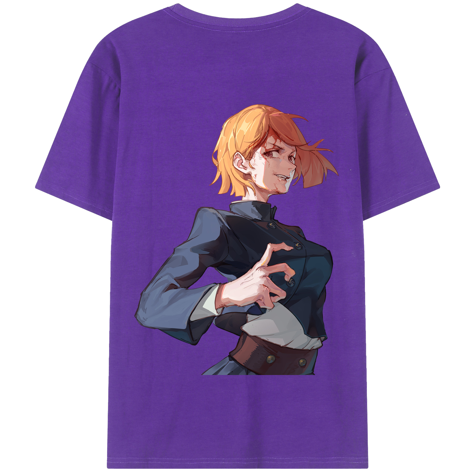 （画像用） 呪術廻戦 Jujutsu Kaisen 綿100％半袖Tシャツ（背面プリント）