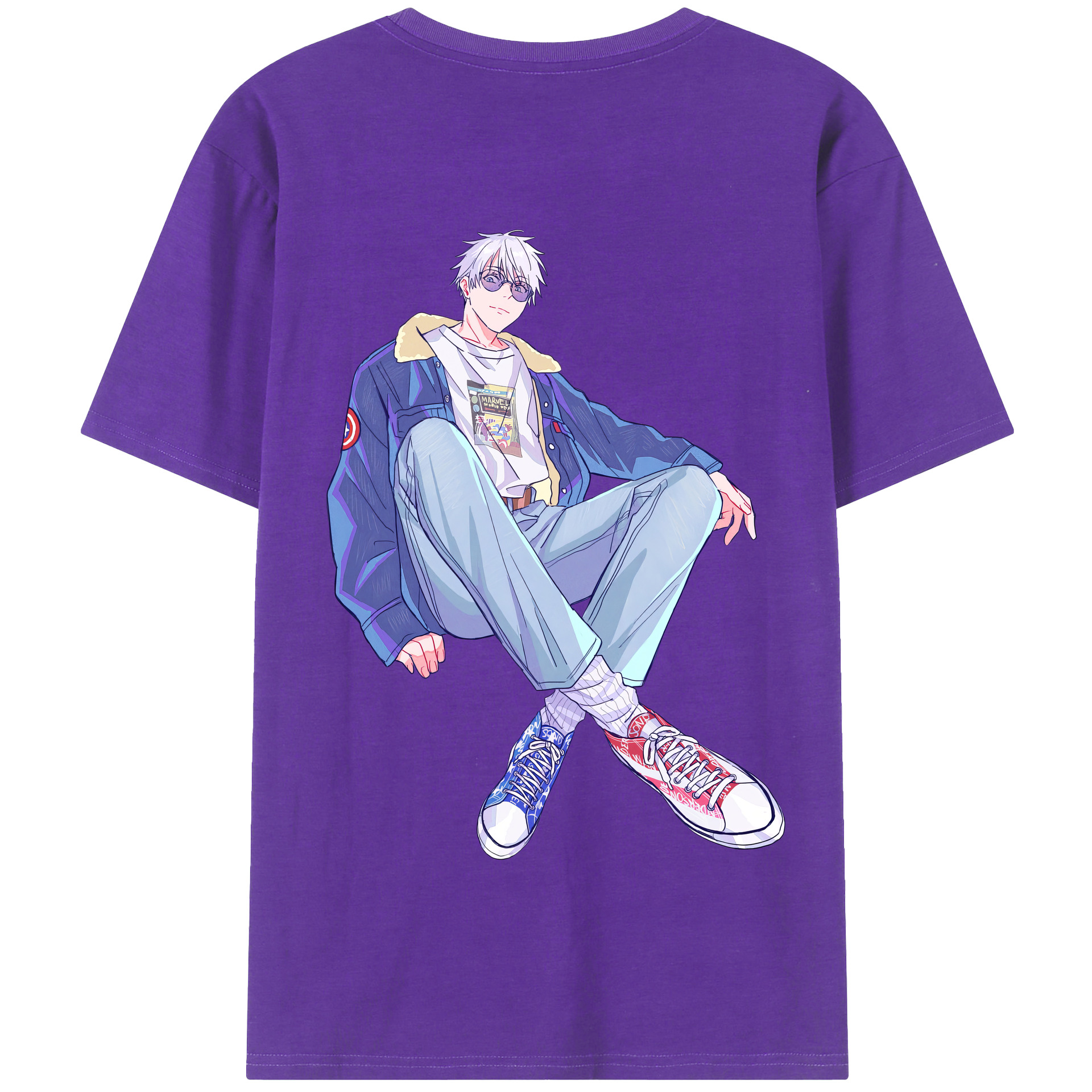 （画像用） 呪術廻戦 Jujutsu Kaisen 綿100％半袖Tシャツ（背面プリント）