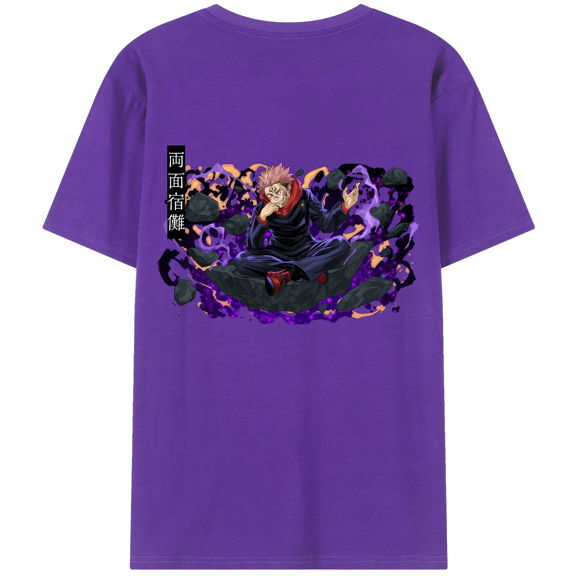 （画像用） 呪術廻戦 Jujutsu Kaisen 綿100％半袖Tシャツ（背面プリント）