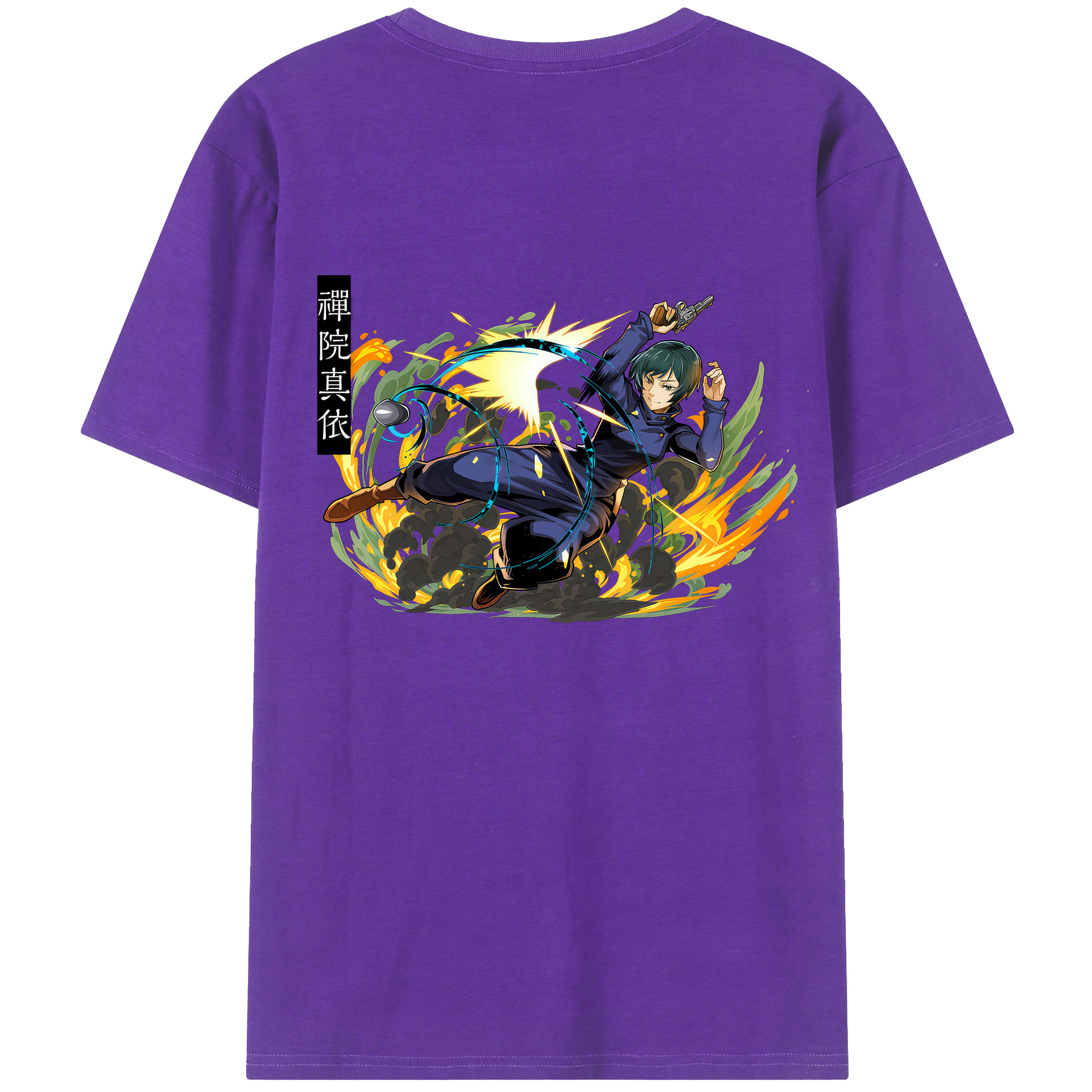 （画像用） 呪術廻戦 Jujutsu Kaisen 綿100％半袖Tシャツ（背面プリント）