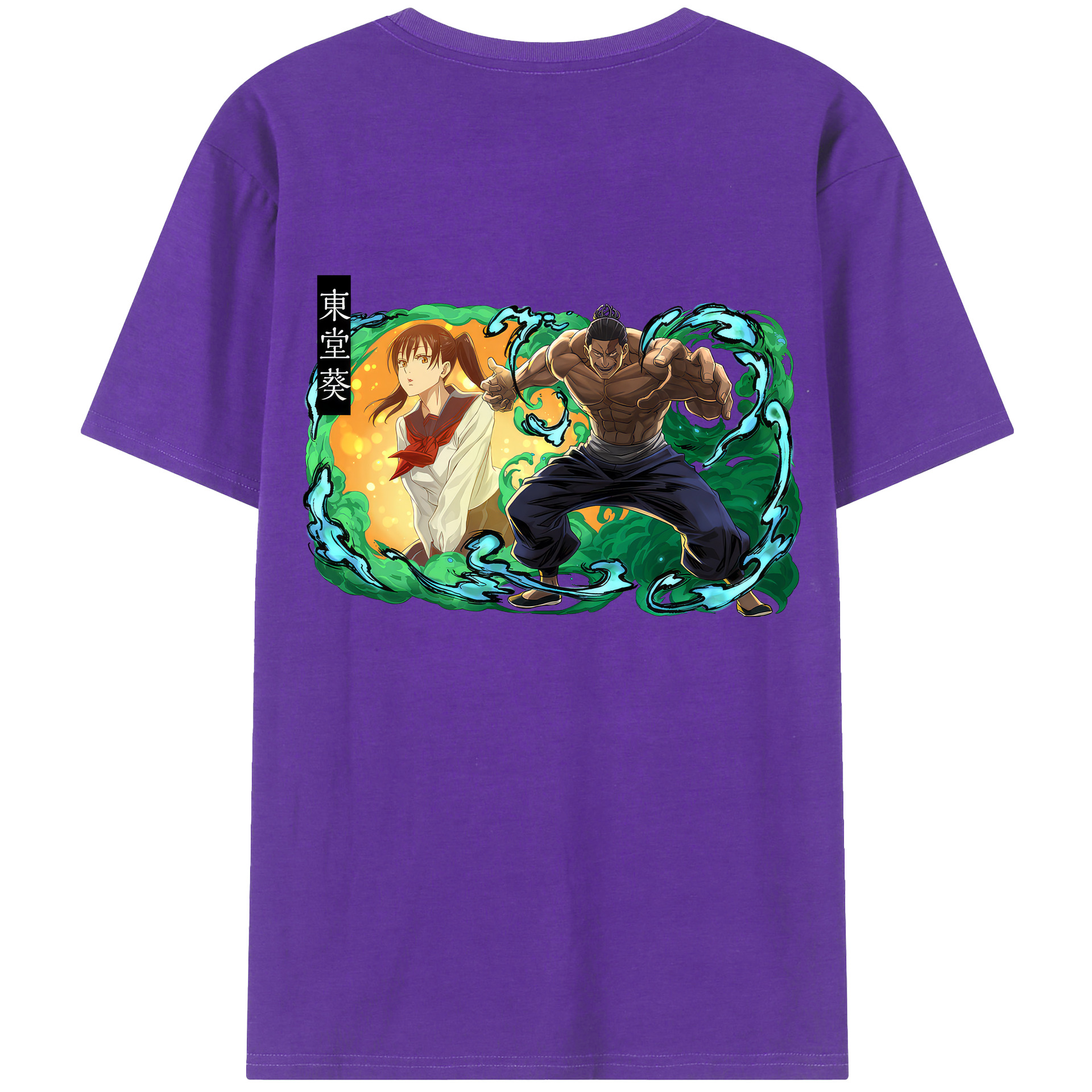 （画像用） 呪術廻戦 Jujutsu Kaisen 綿100％半袖Tシャツ（背面プリント）