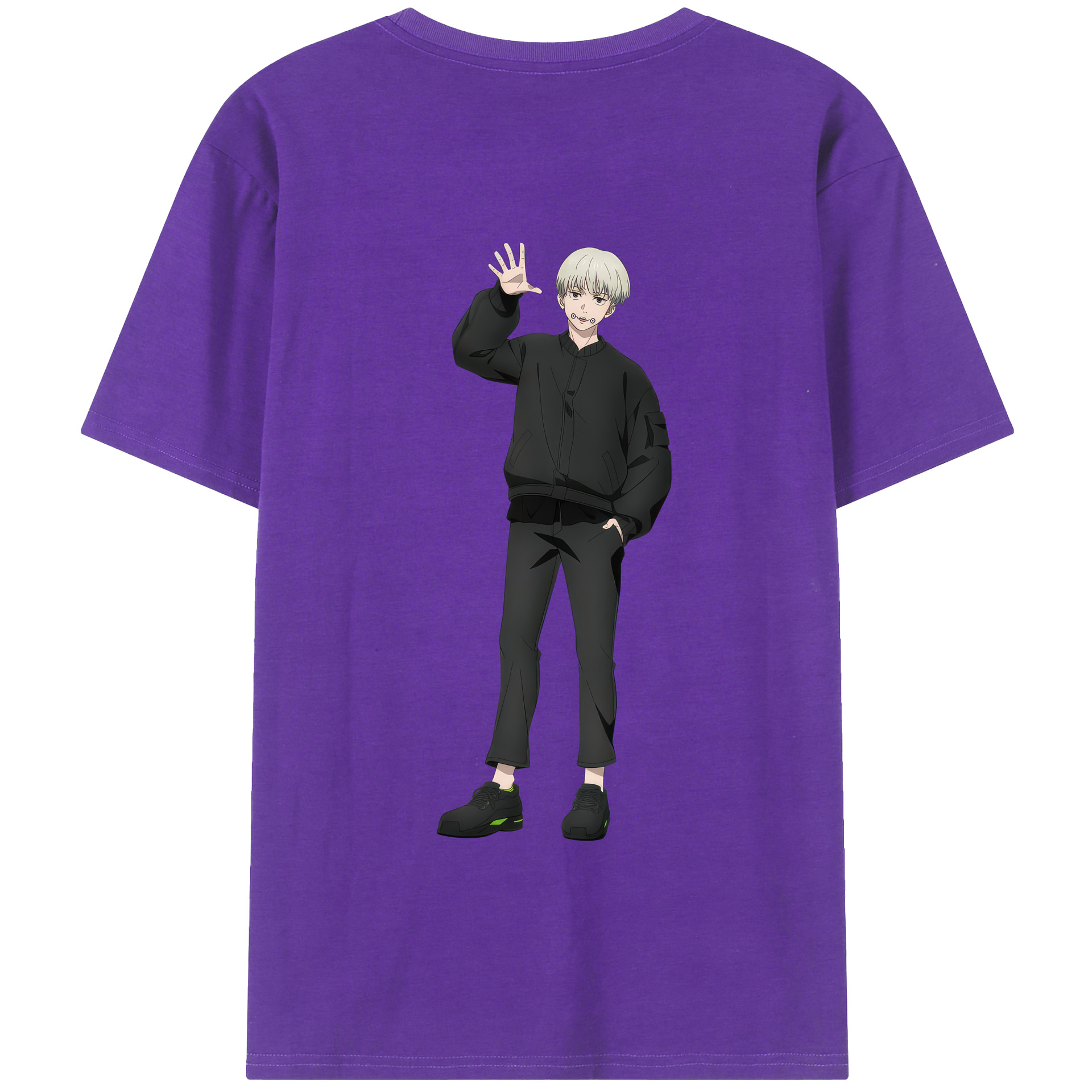 （画像用） 呪術廻戦 Jujutsu Kaisen 綿100％半袖Tシャツ（背面プリント）