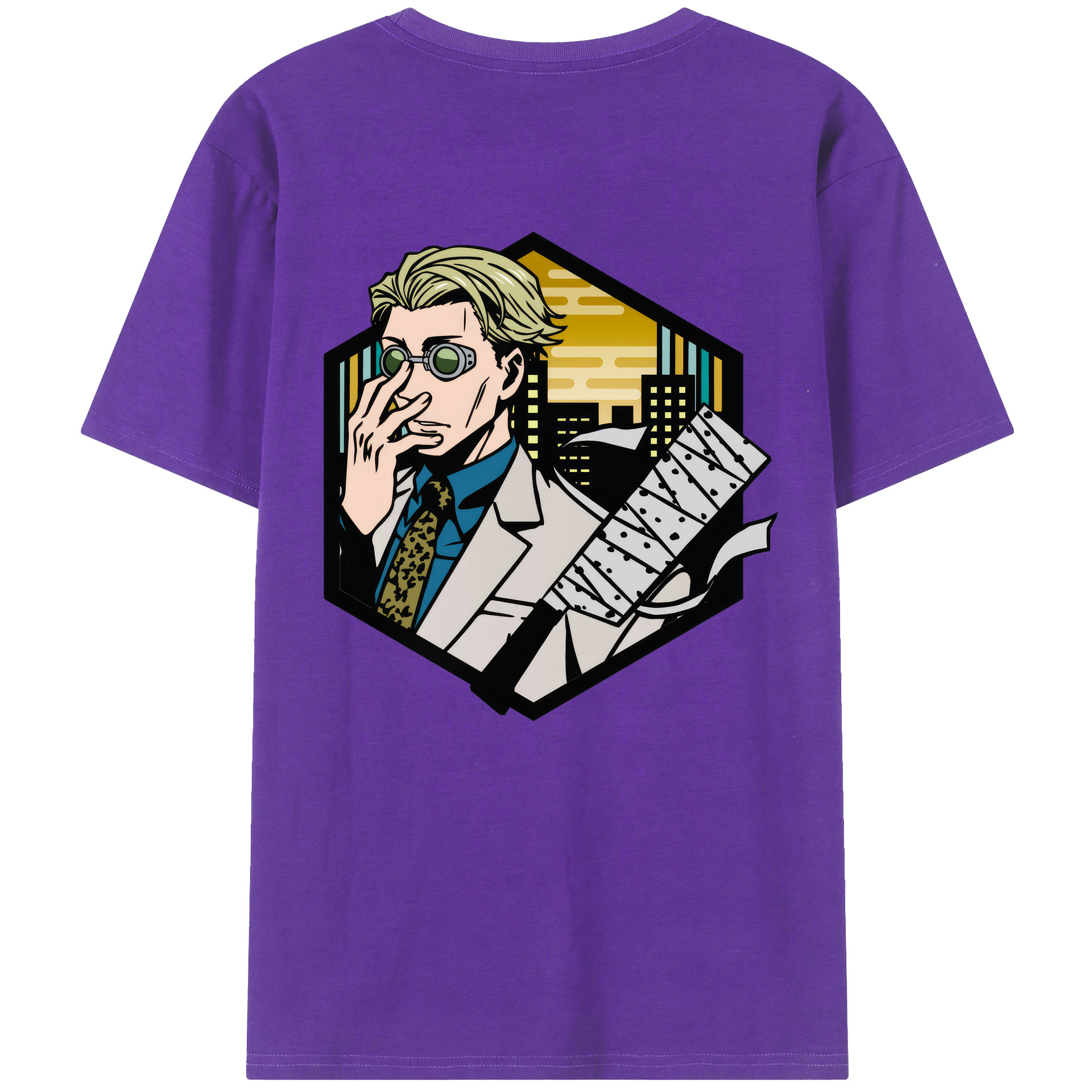 （画像用） 呪術廻戦 Jujutsu Kaisen 綿100％半袖Tシャツ（背面プリント）