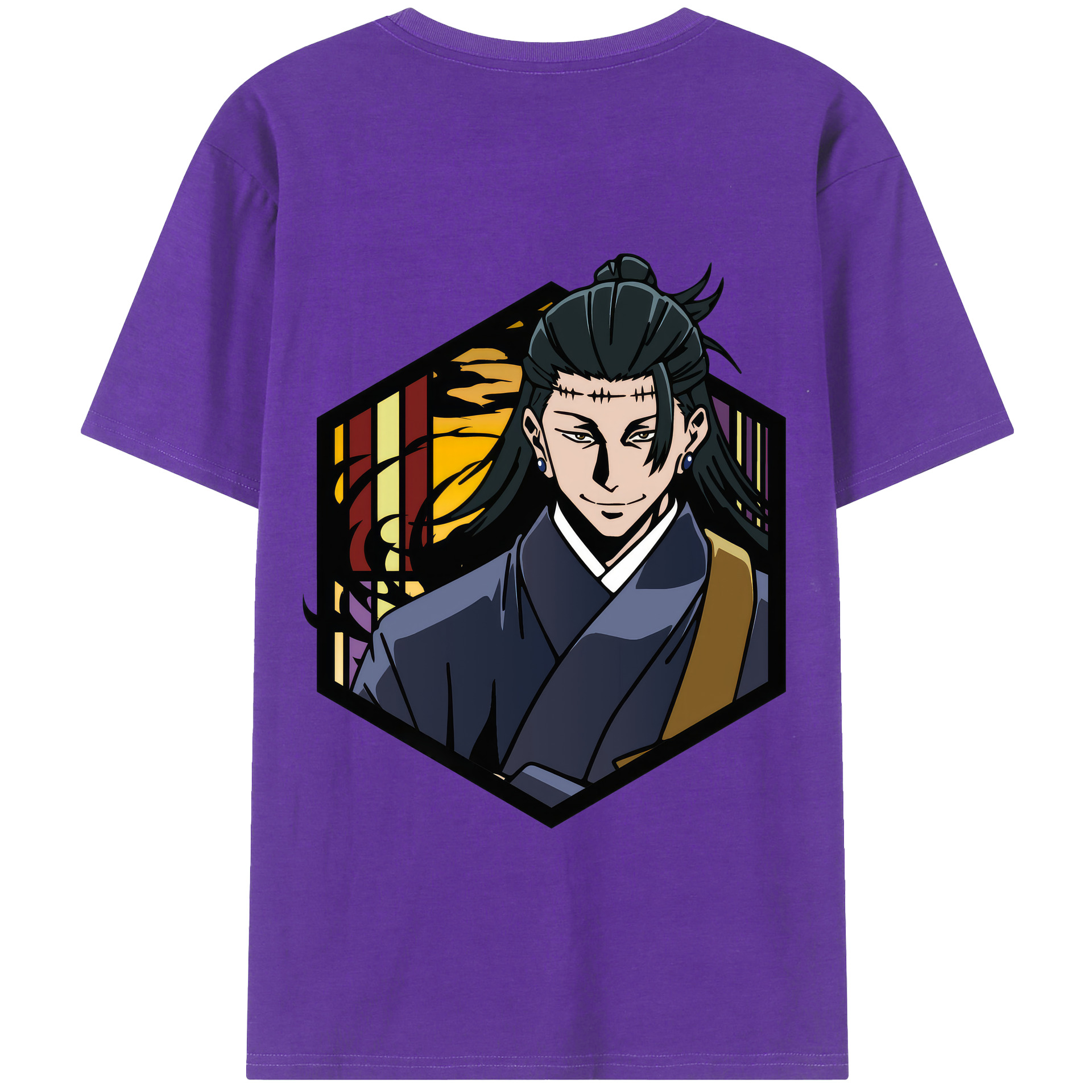 （画像用） 呪術廻戦 Jujutsu Kaisen 綿100％半袖Tシャツ（背面プリント）