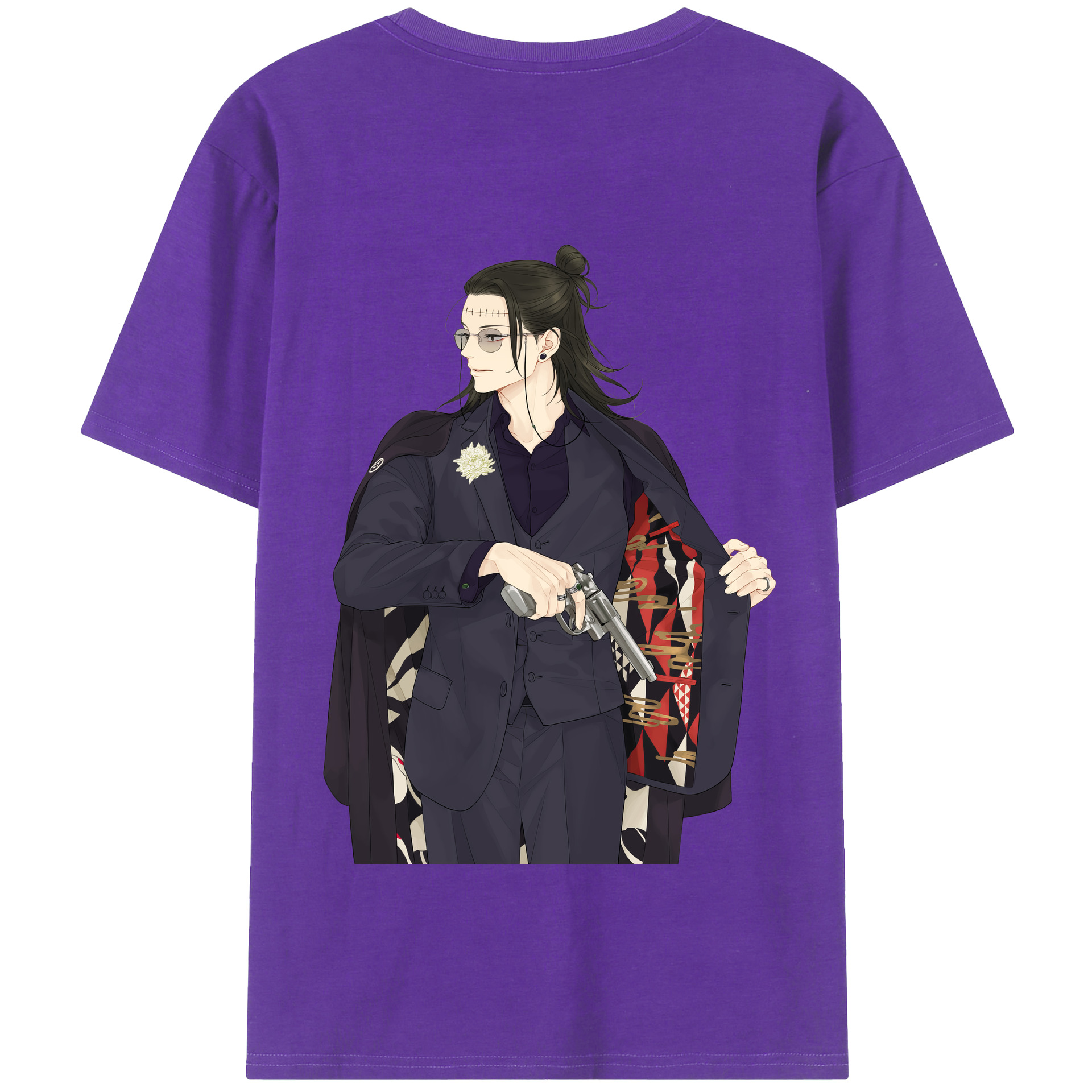 （画像用） 呪術廻戦 Jujutsu Kaisen 綿100％半袖Tシャツ（背面プリント）