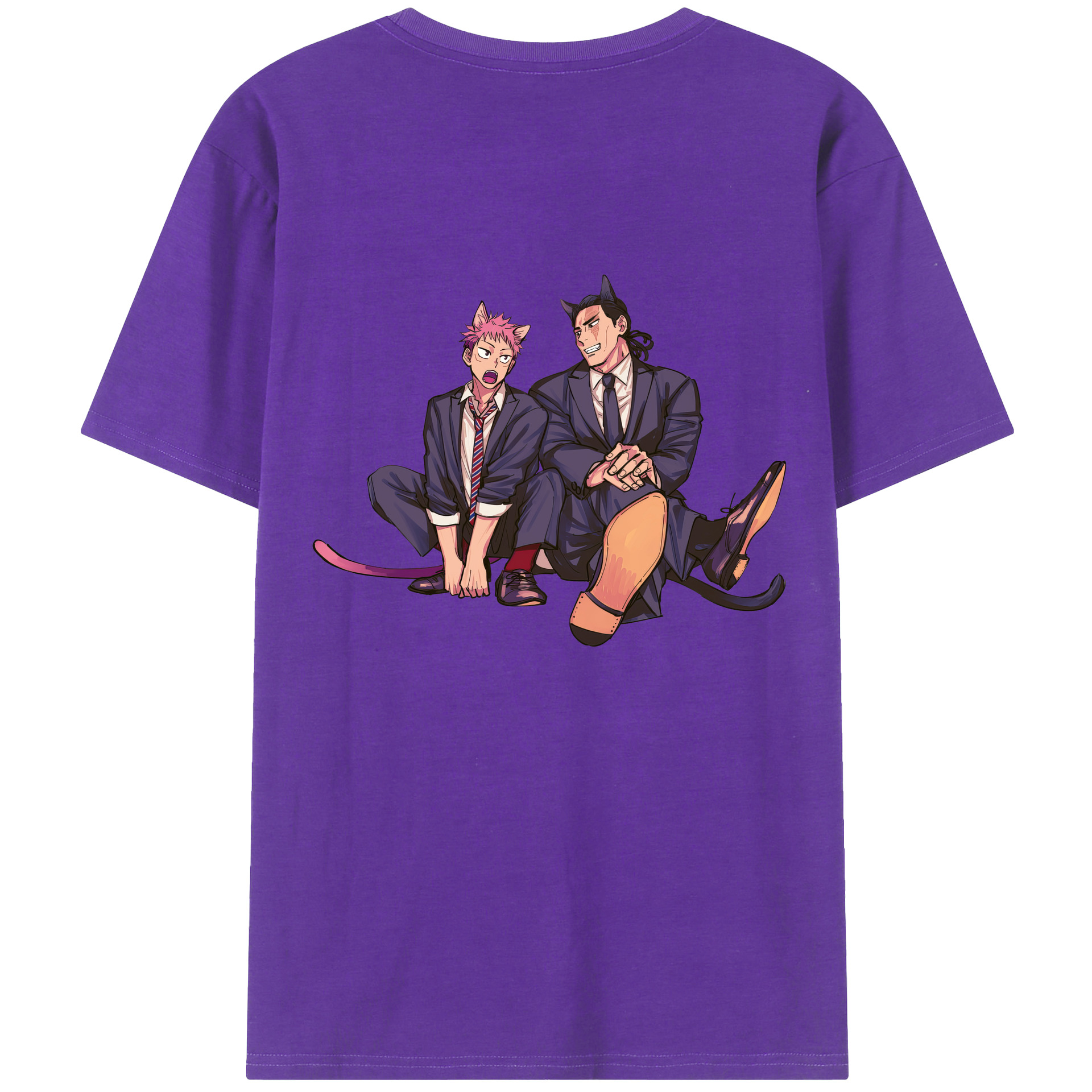 （画像用） 呪術廻戦 Jujutsu Kaisen 綿100％半袖Tシャツ（背面プリント）