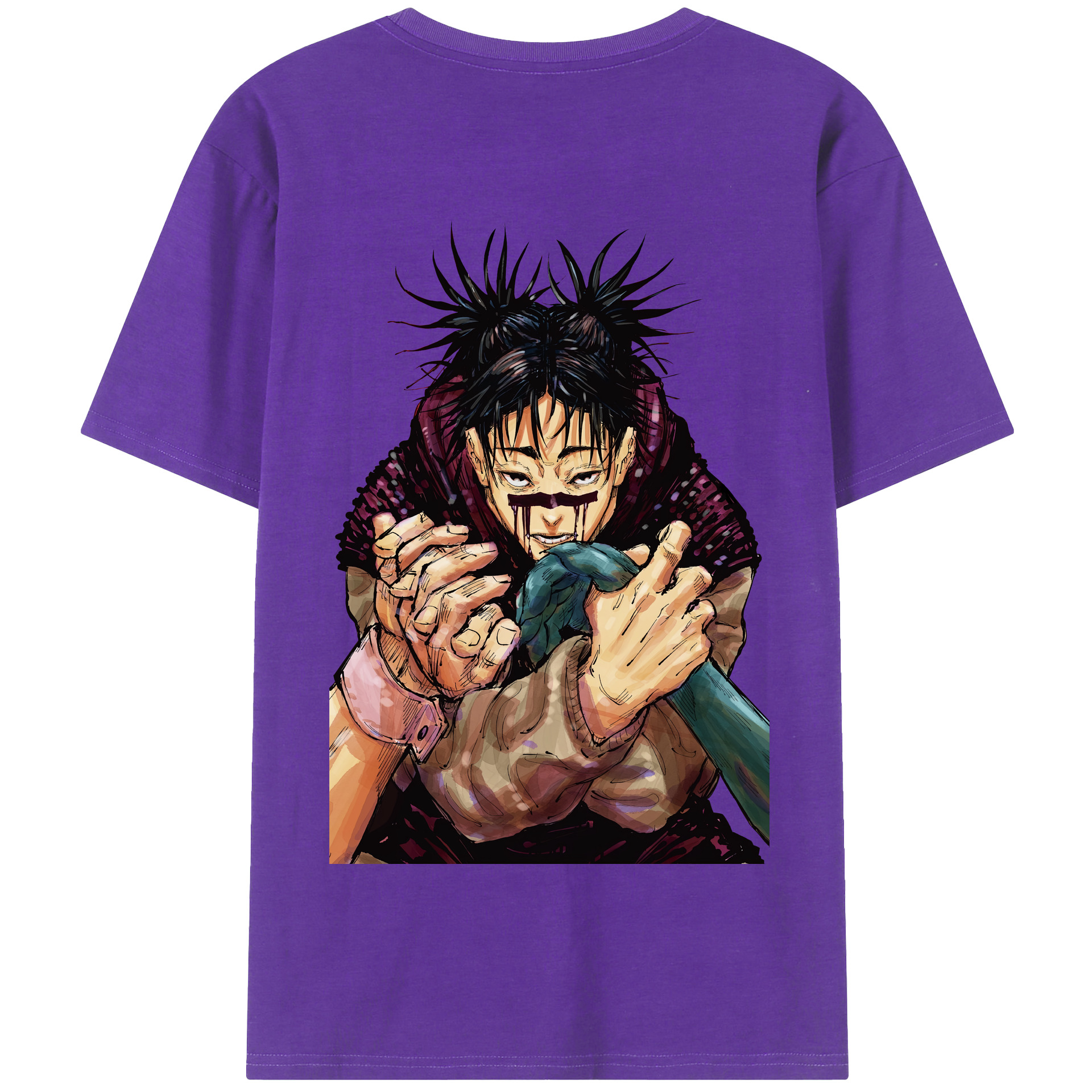 （画像用） 呪術廻戦 Jujutsu Kaisen 綿100％半袖Tシャツ（背面プリント）