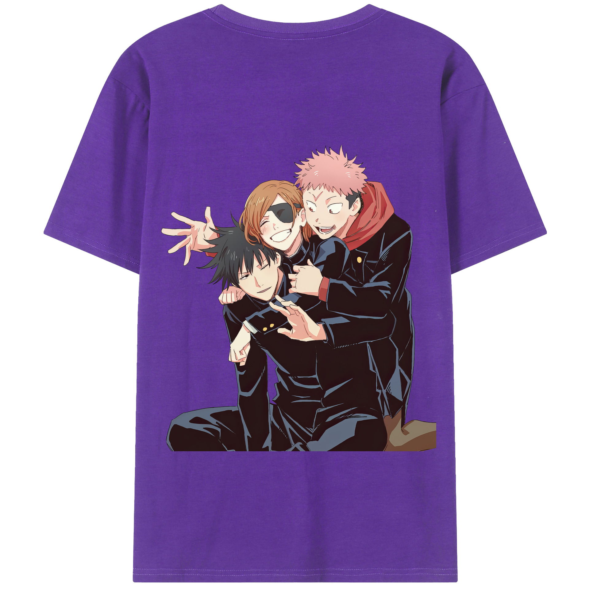（画像用） 呪術廻戦 Jujutsu Kaisen 綿100％半袖Tシャツ（背面プリント）