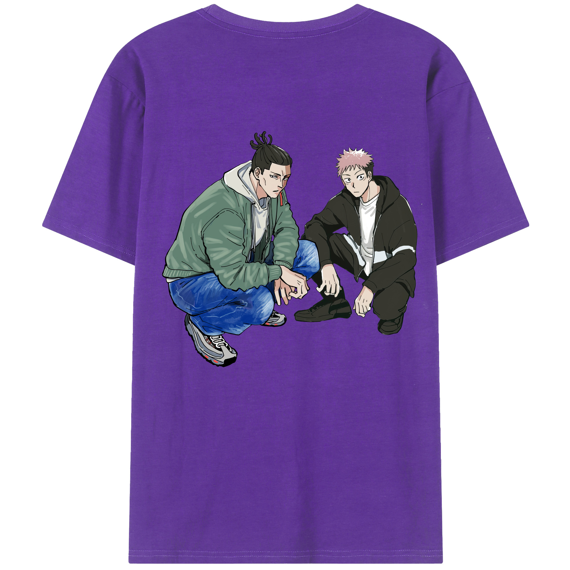 （画像用） 呪術廻戦 Jujutsu Kaisen 綿100％半袖Tシャツ（背面プリント）