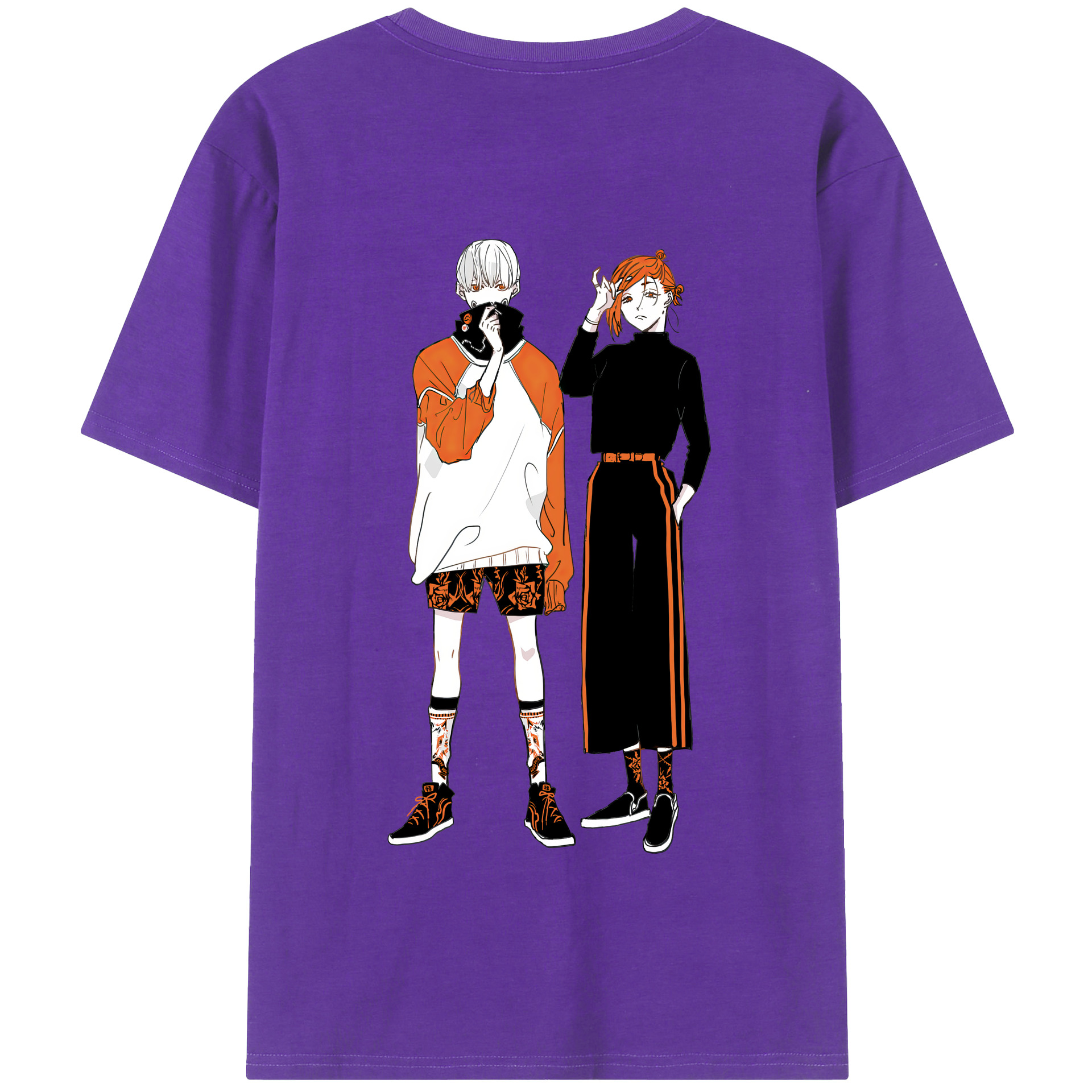 （画像用） 呪術廻戦 Jujutsu Kaisen 綿100％半袖Tシャツ（背面プリント）
