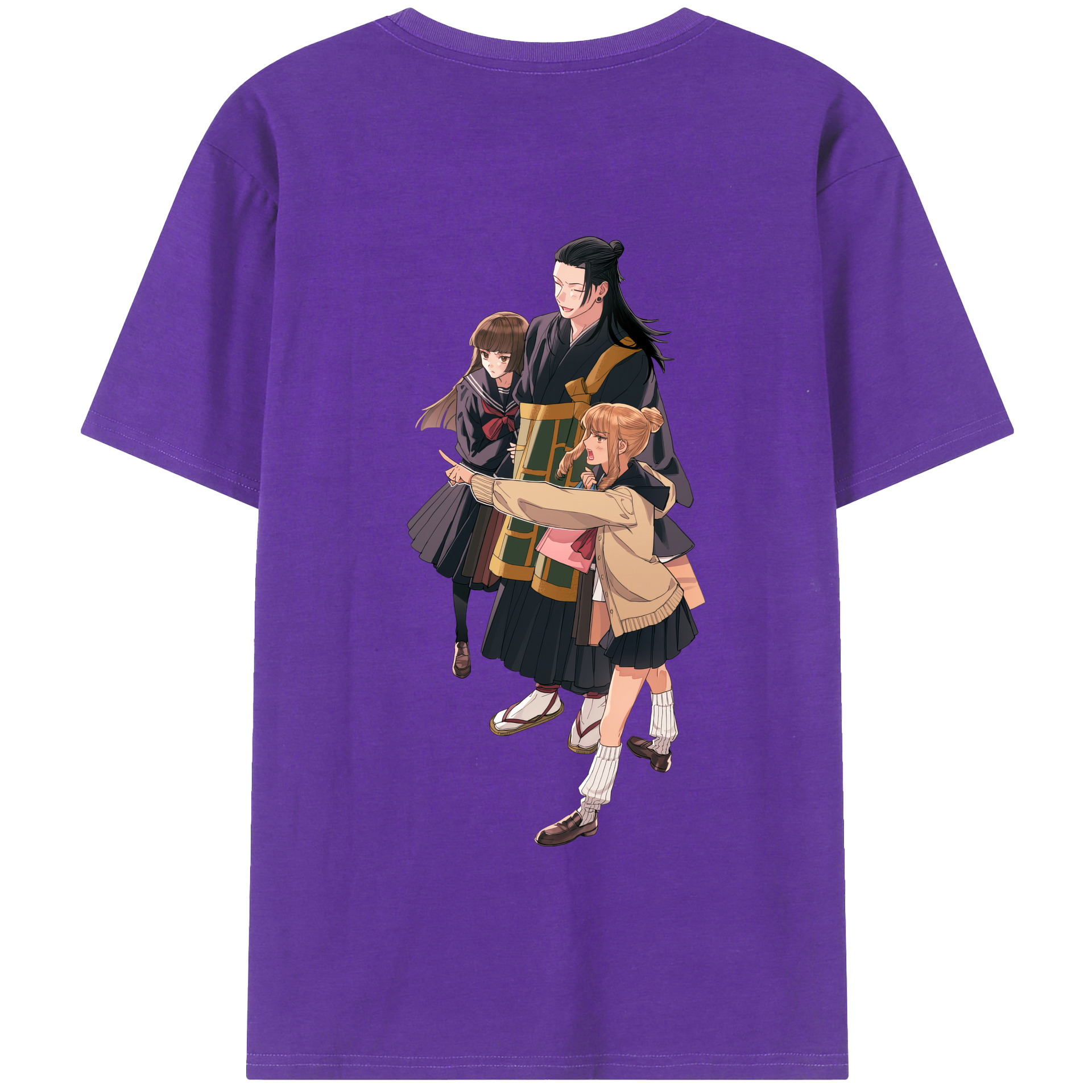 （画像用） 呪術廻戦 Jujutsu Kaisen 綿100％半袖Tシャツ（背面プリント）