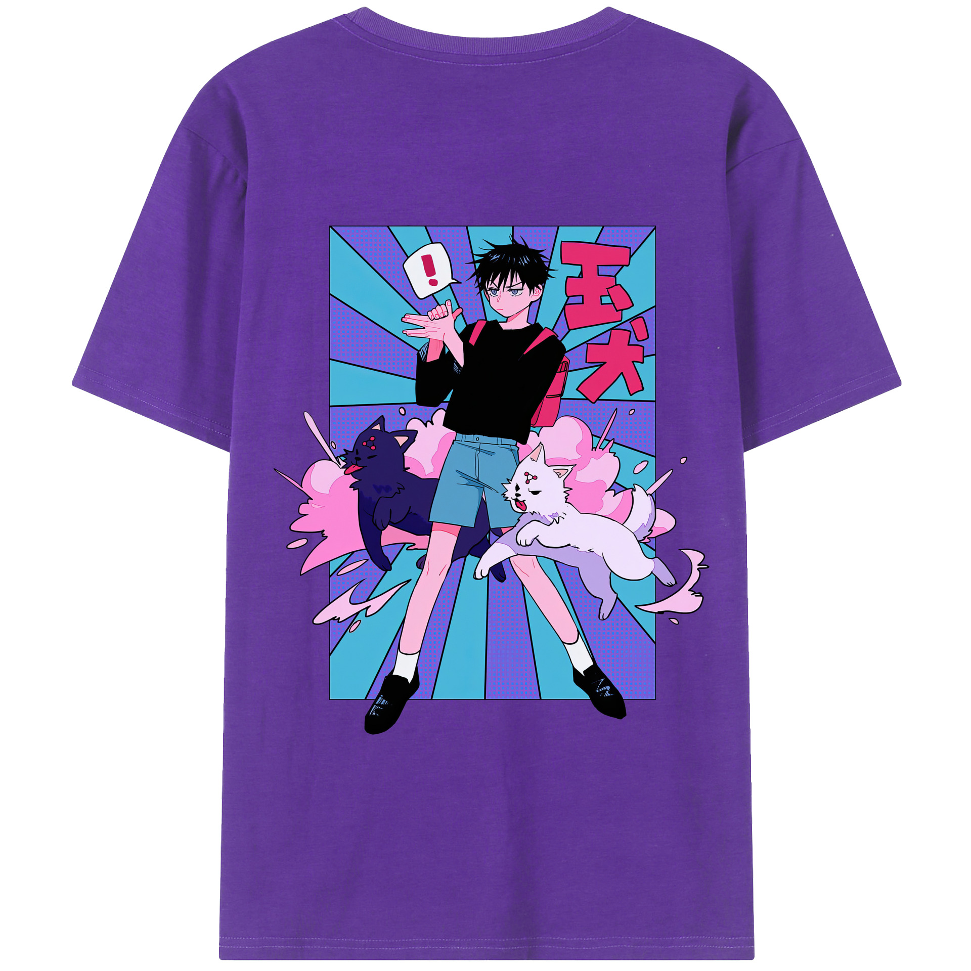 （画像用） 呪術廻戦 Jujutsu Kaisen 綿100％半袖Tシャツ（背面プリント）