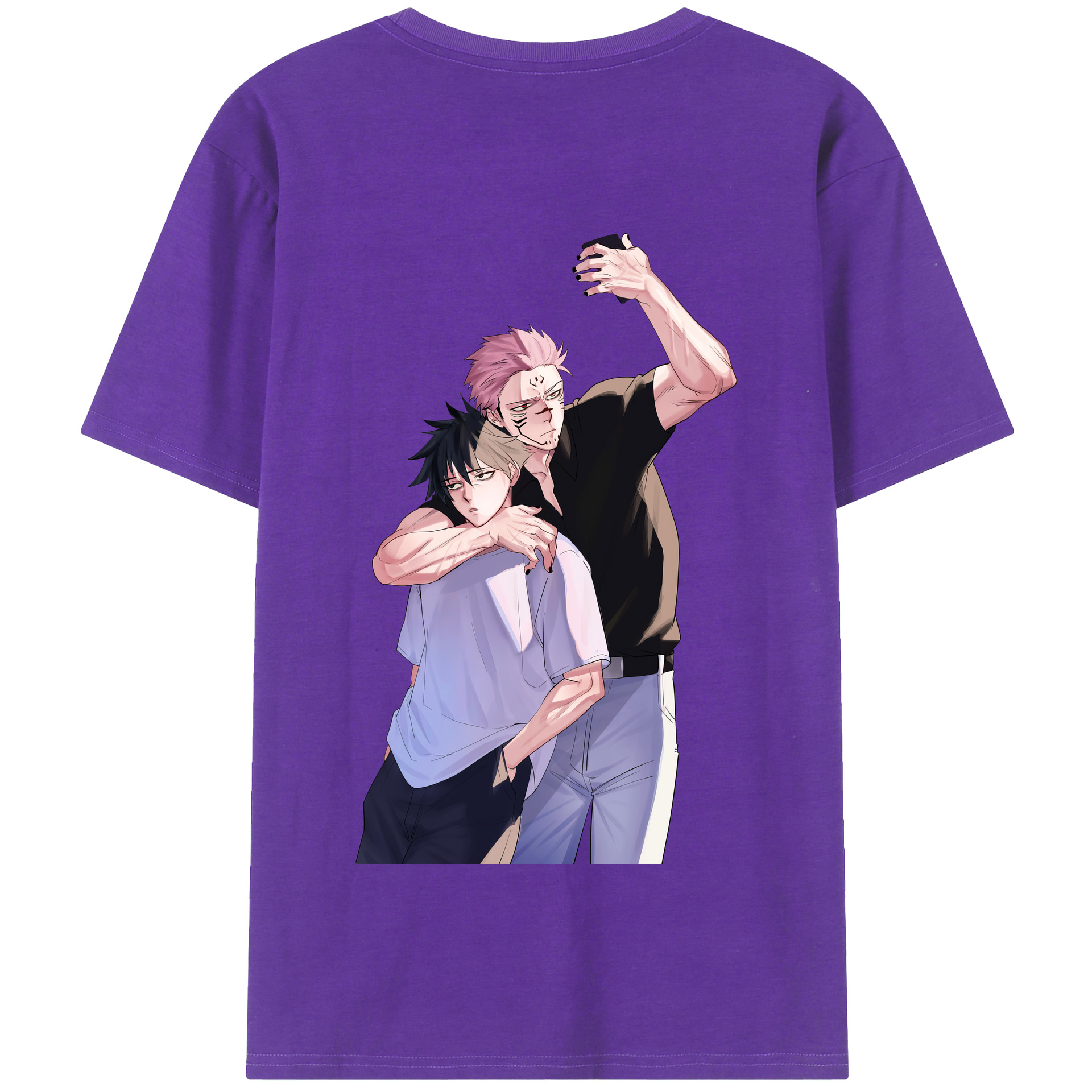 （画像用） 呪術廻戦 Jujutsu Kaisen 綿100％半袖Tシャツ（背面プリント）