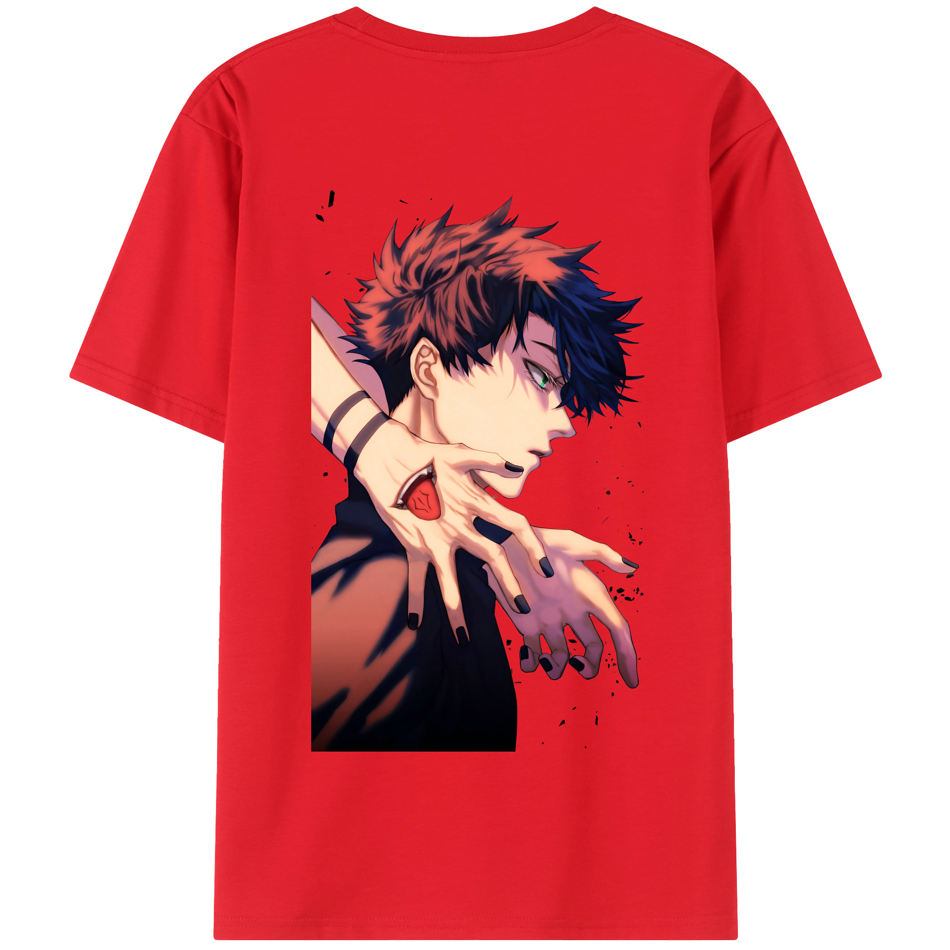 （画像用） 呪術廻戦 Jujutsu Kaisen 綿100％半袖Tシャツ（背面プリント）