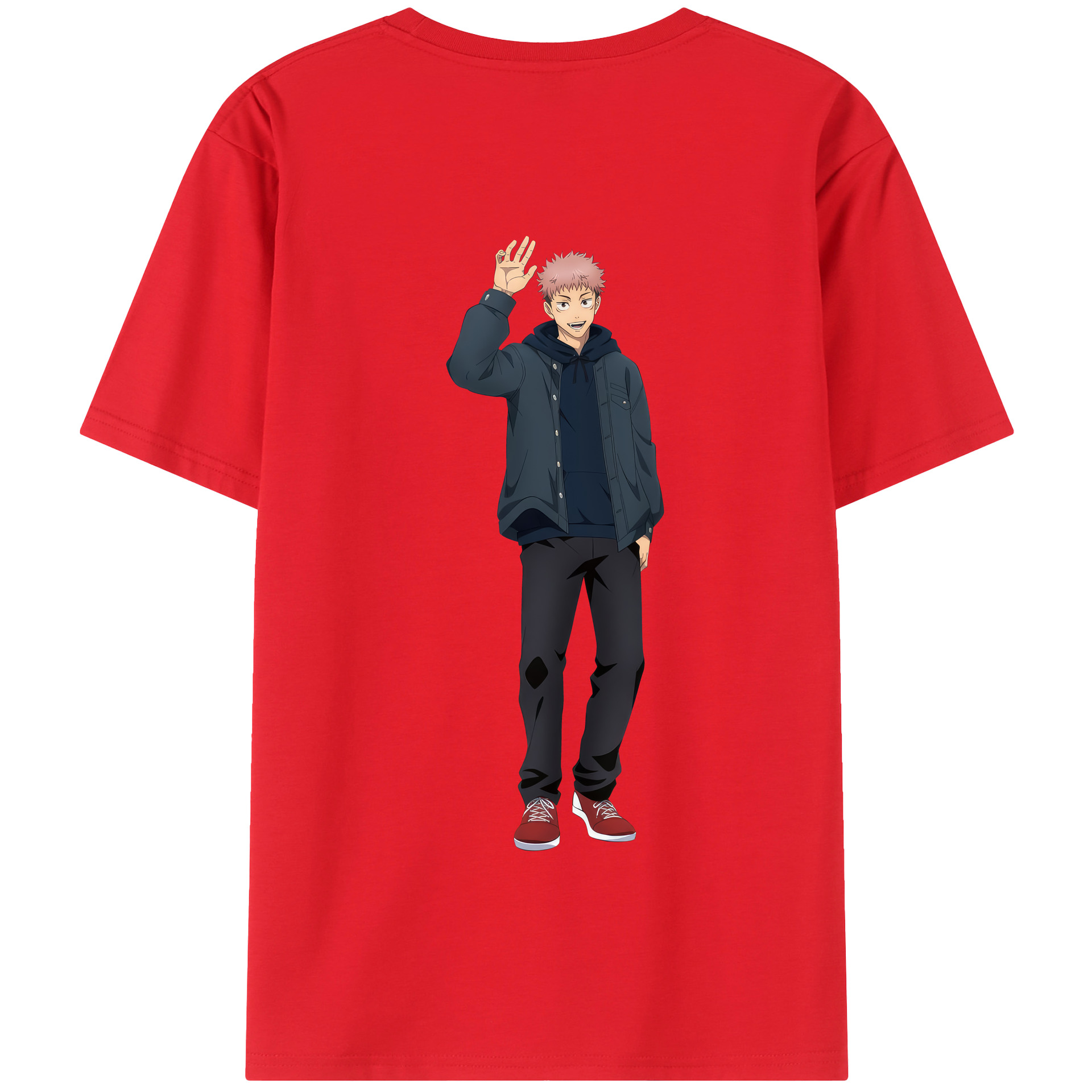 （画像用） 呪術廻戦 Jujutsu Kaisen 綿100％半袖Tシャツ（背面プリント）