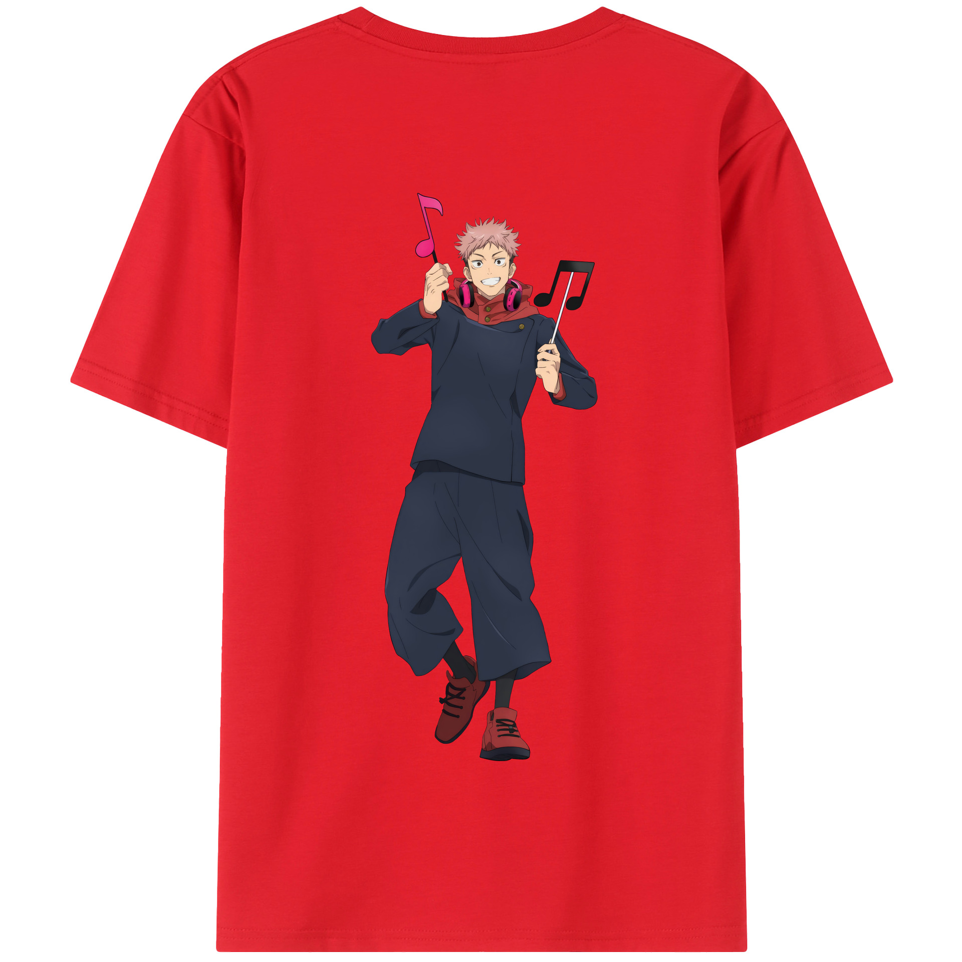 （画像用） 呪術廻戦 Jujutsu Kaisen 綿100％半袖Tシャツ（背面プリント）