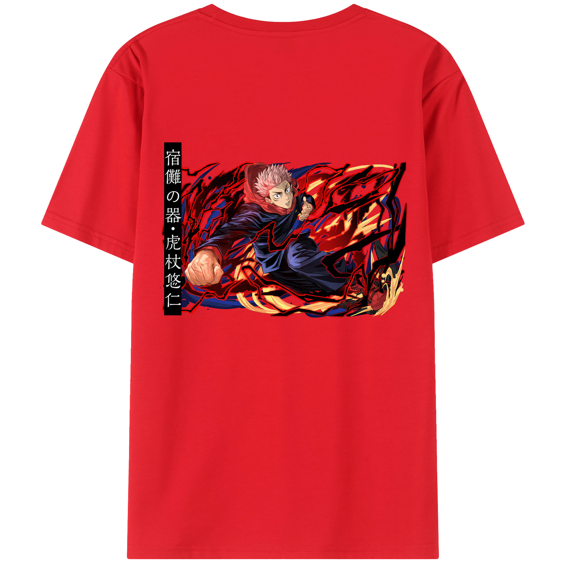 （画像用） 呪術廻戦 Jujutsu Kaisen 綿100％半袖Tシャツ（背面プリント）
