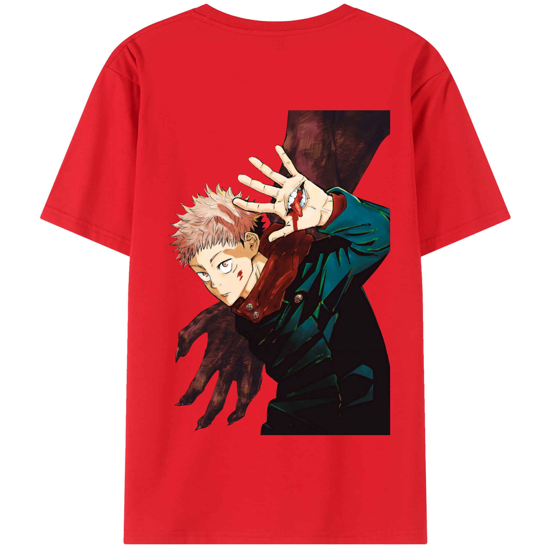 （画像用） 呪術廻戦 Jujutsu Kaisen 綿100％半袖Tシャツ（背面プリント）