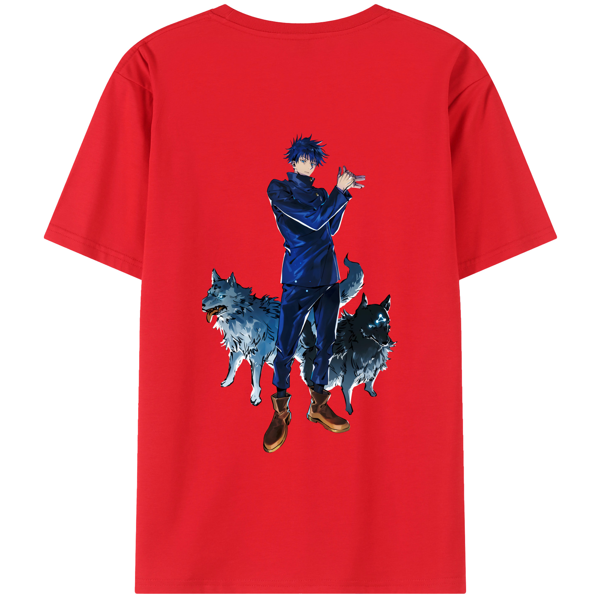 （画像用） 呪術廻戦 Jujutsu Kaisen 綿100％半袖Tシャツ（背面プリント）