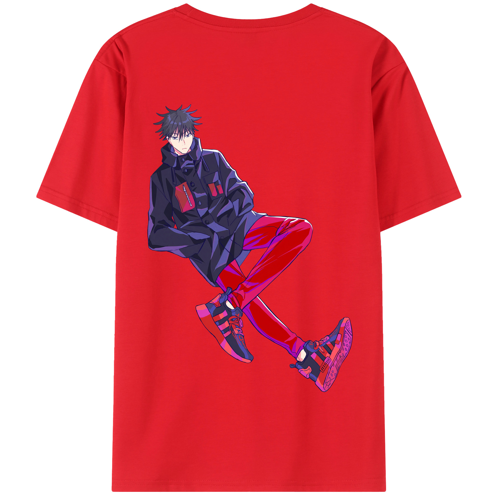 （画像用） 呪術廻戦 Jujutsu Kaisen 綿100％半袖Tシャツ（背面プリント）