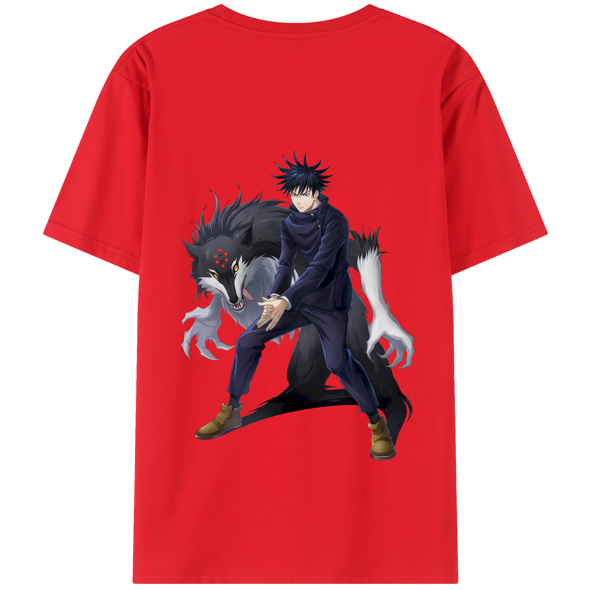 （画像用） 呪術廻戦 Jujutsu Kaisen 綿100％半袖Tシャツ（背面プリント）