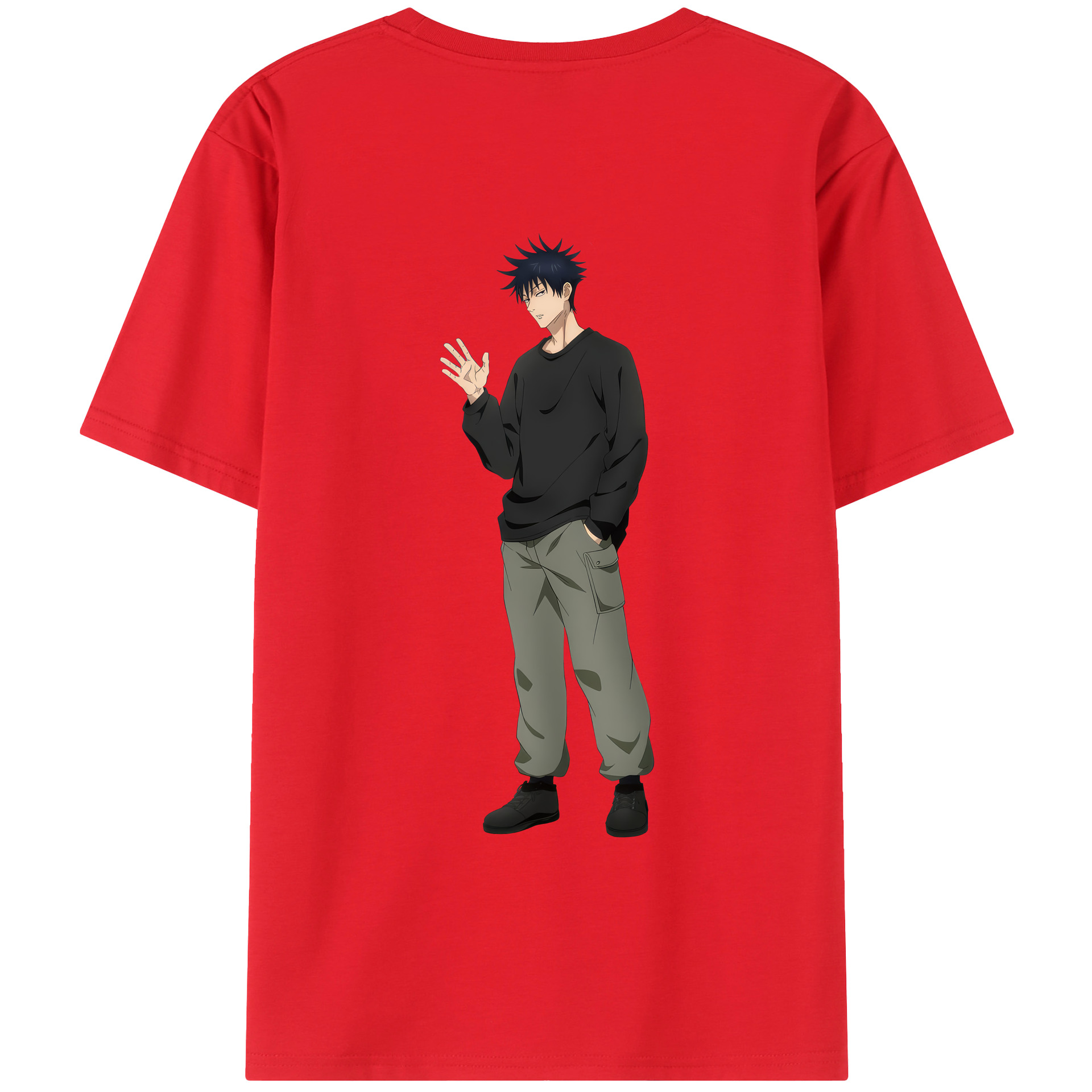 （画像用） 呪術廻戦 Jujutsu Kaisen 綿100％半袖Tシャツ（背面プリント）