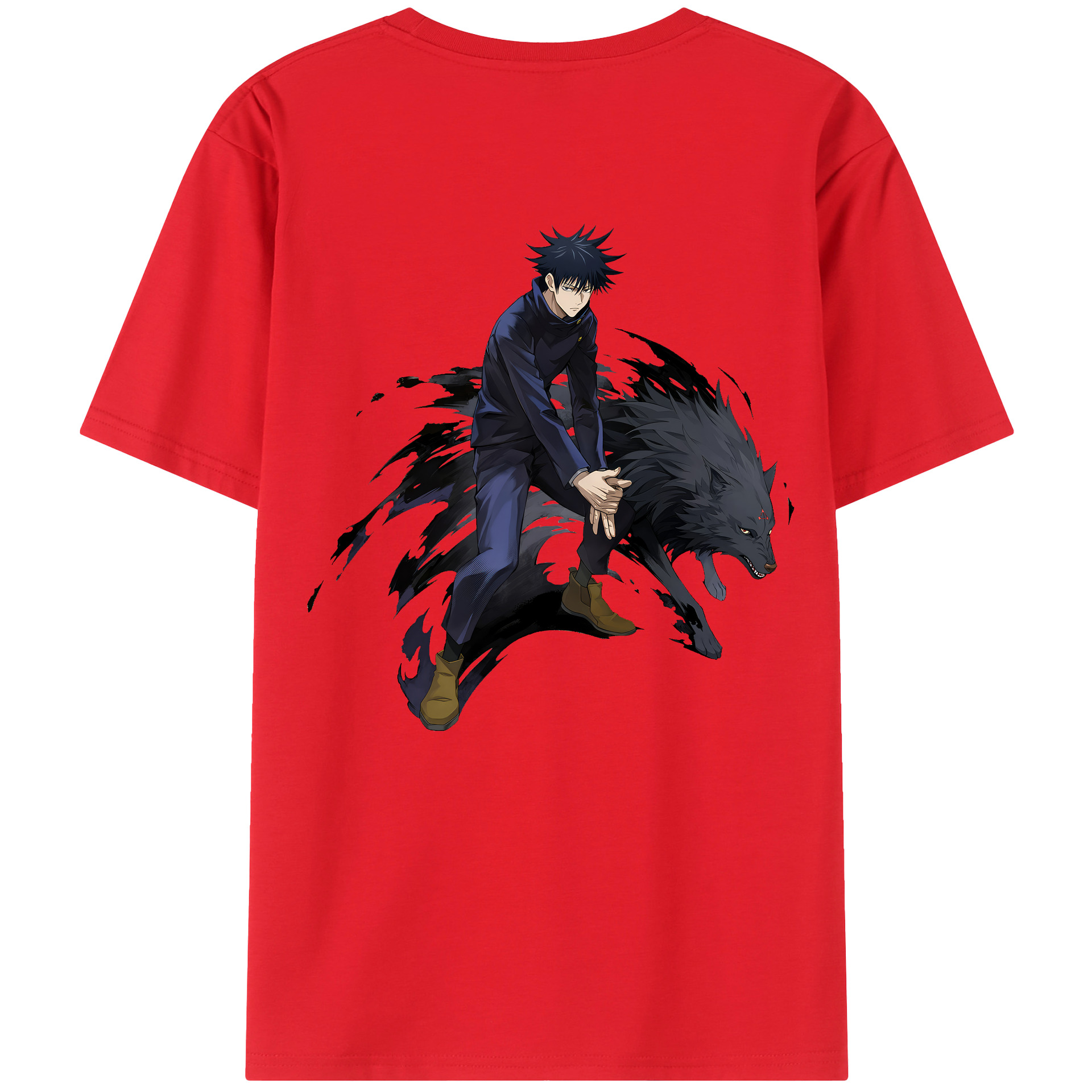 （画像用） 呪術廻戦 Jujutsu Kaisen 綿100％半袖Tシャツ（背面プリント）
