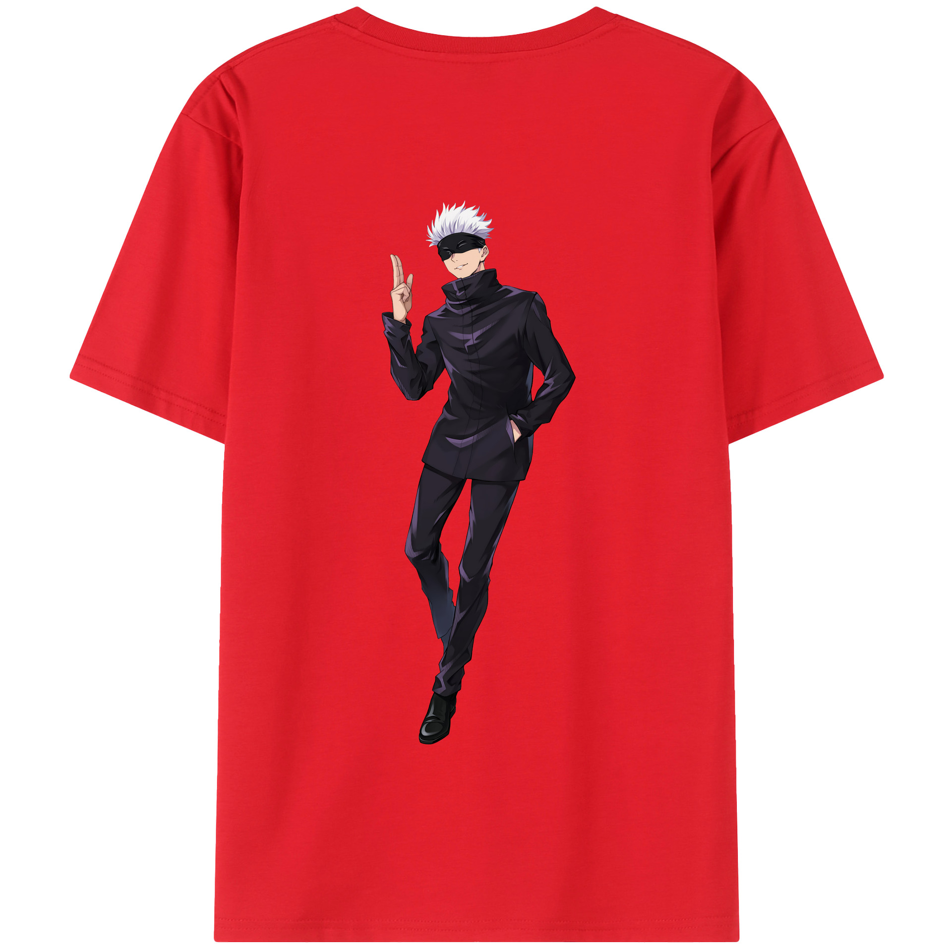 （画像用） 呪術廻戦 Jujutsu Kaisen 綿100％半袖Tシャツ（背面プリント）