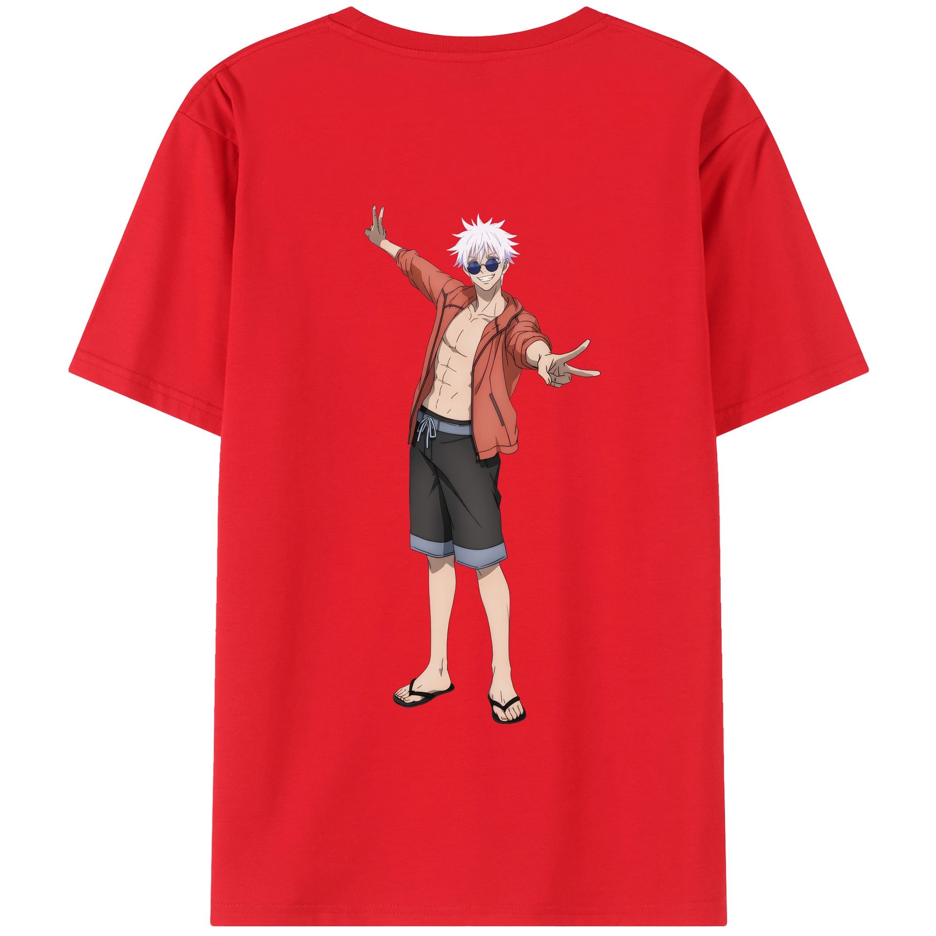 （画像用） 呪術廻戦 Jujutsu Kaisen 綿100％半袖Tシャツ（背面プリント）