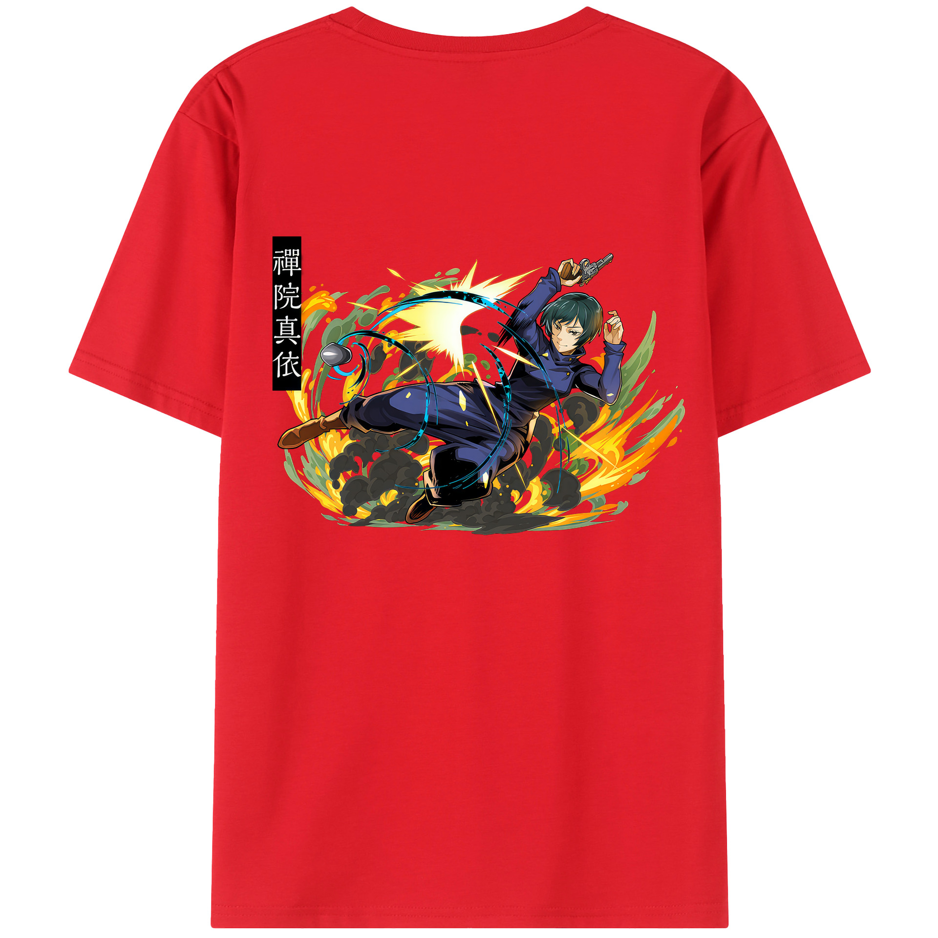 （画像用） 呪術廻戦 Jujutsu Kaisen 綿100％半袖Tシャツ（背面プリント）
