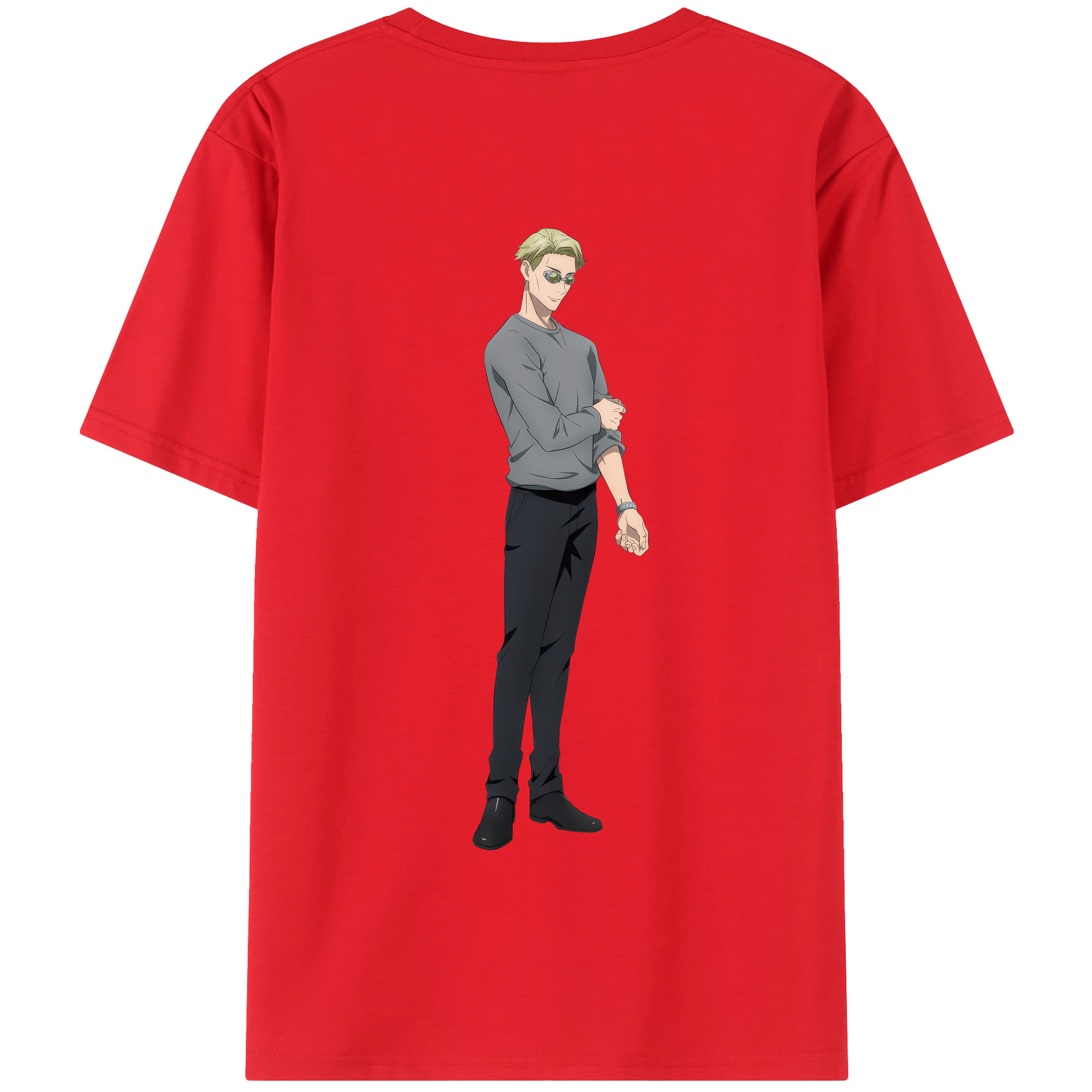 （画像用） 呪術廻戦 Jujutsu Kaisen 綿100％半袖Tシャツ（背面プリント）