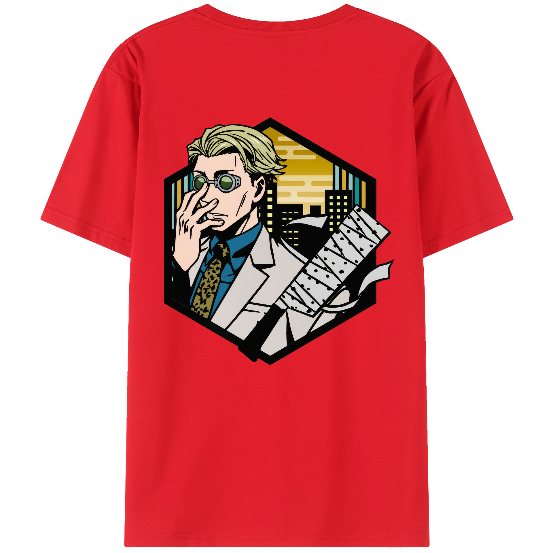 （画像用） 呪術廻戦 Jujutsu Kaisen 綿100％半袖Tシャツ（背面プリント）