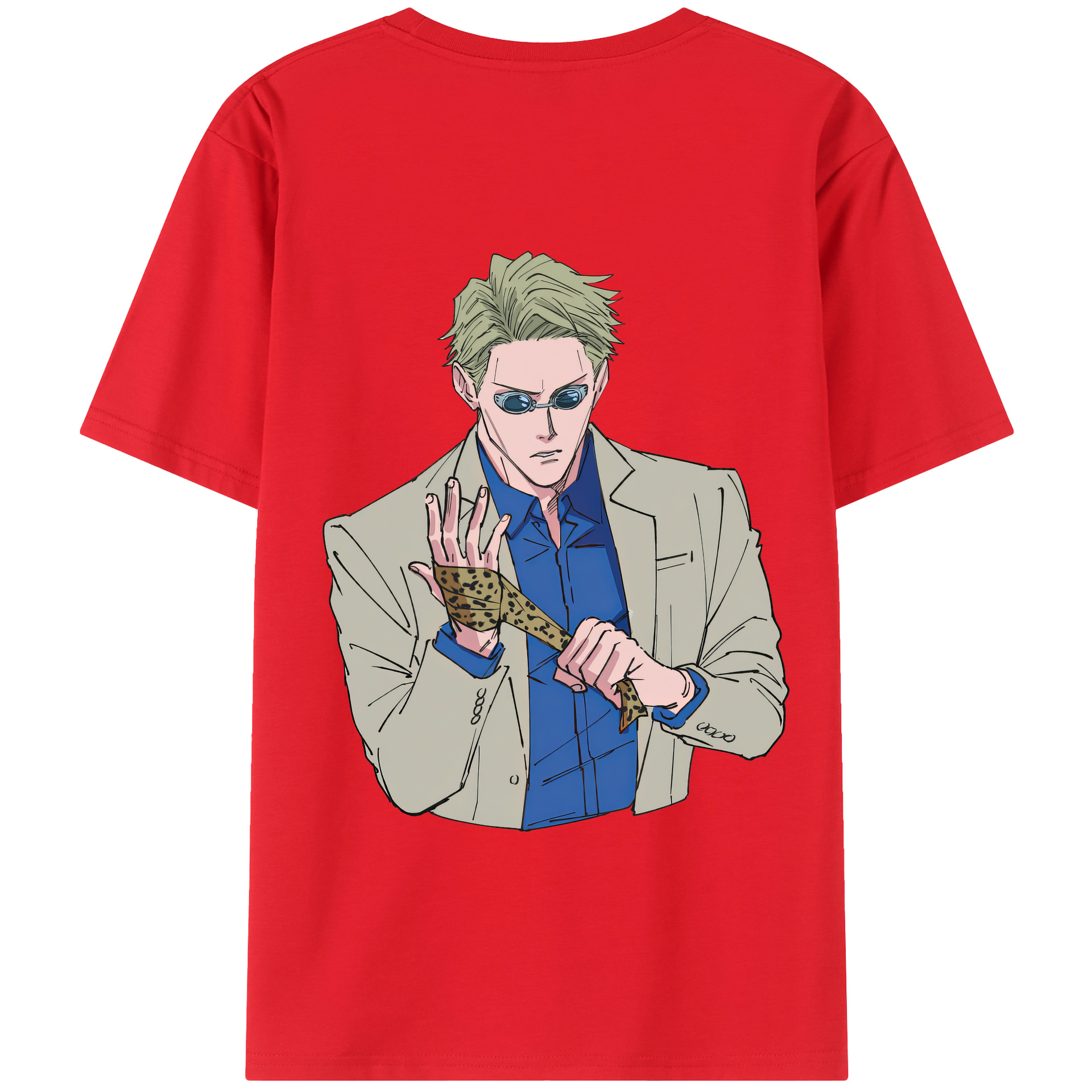 （画像用） 呪術廻戦 Jujutsu Kaisen 綿100％半袖Tシャツ（背面プリント）