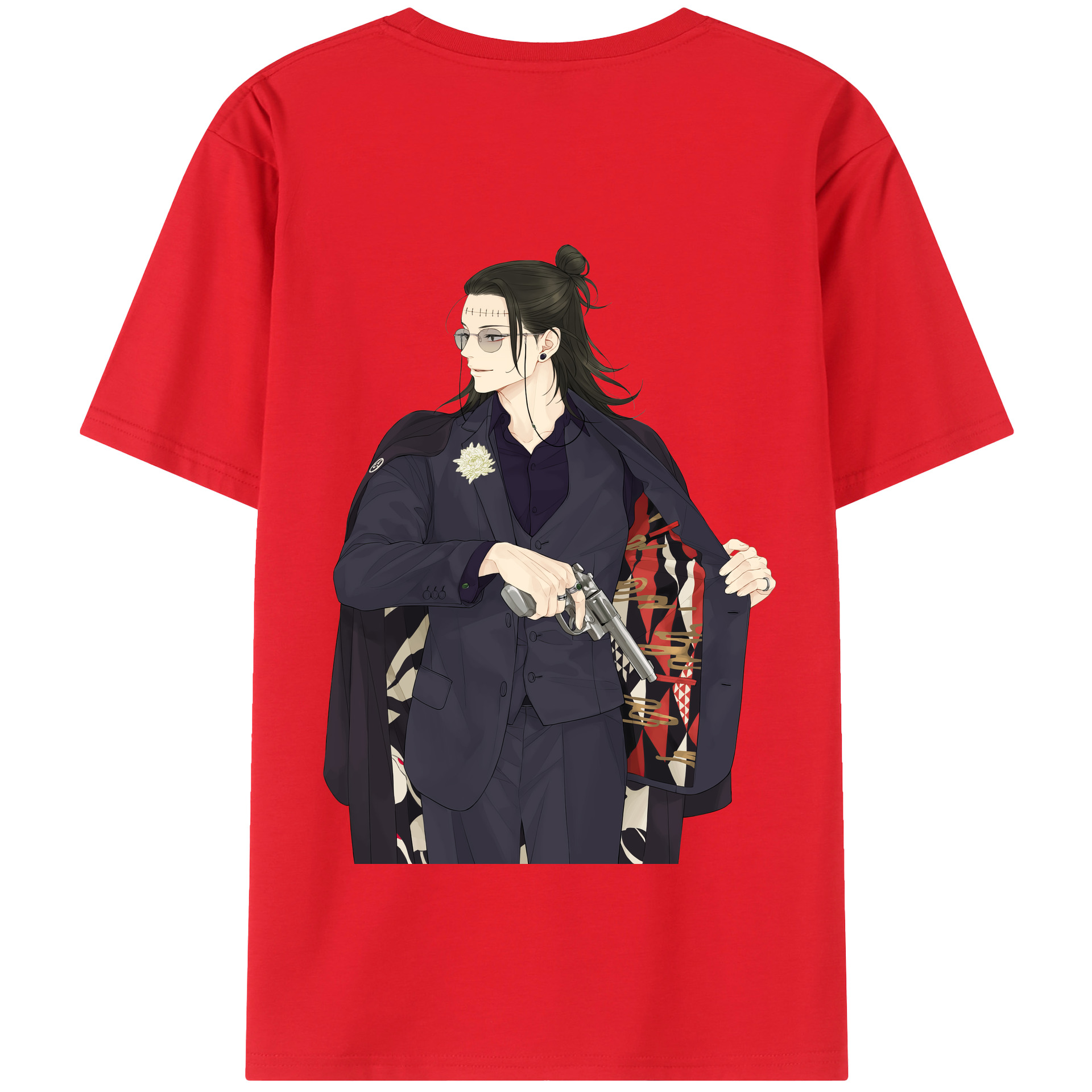 （画像用） 呪術廻戦 Jujutsu Kaisen 綿100％半袖Tシャツ（背面プリント）
