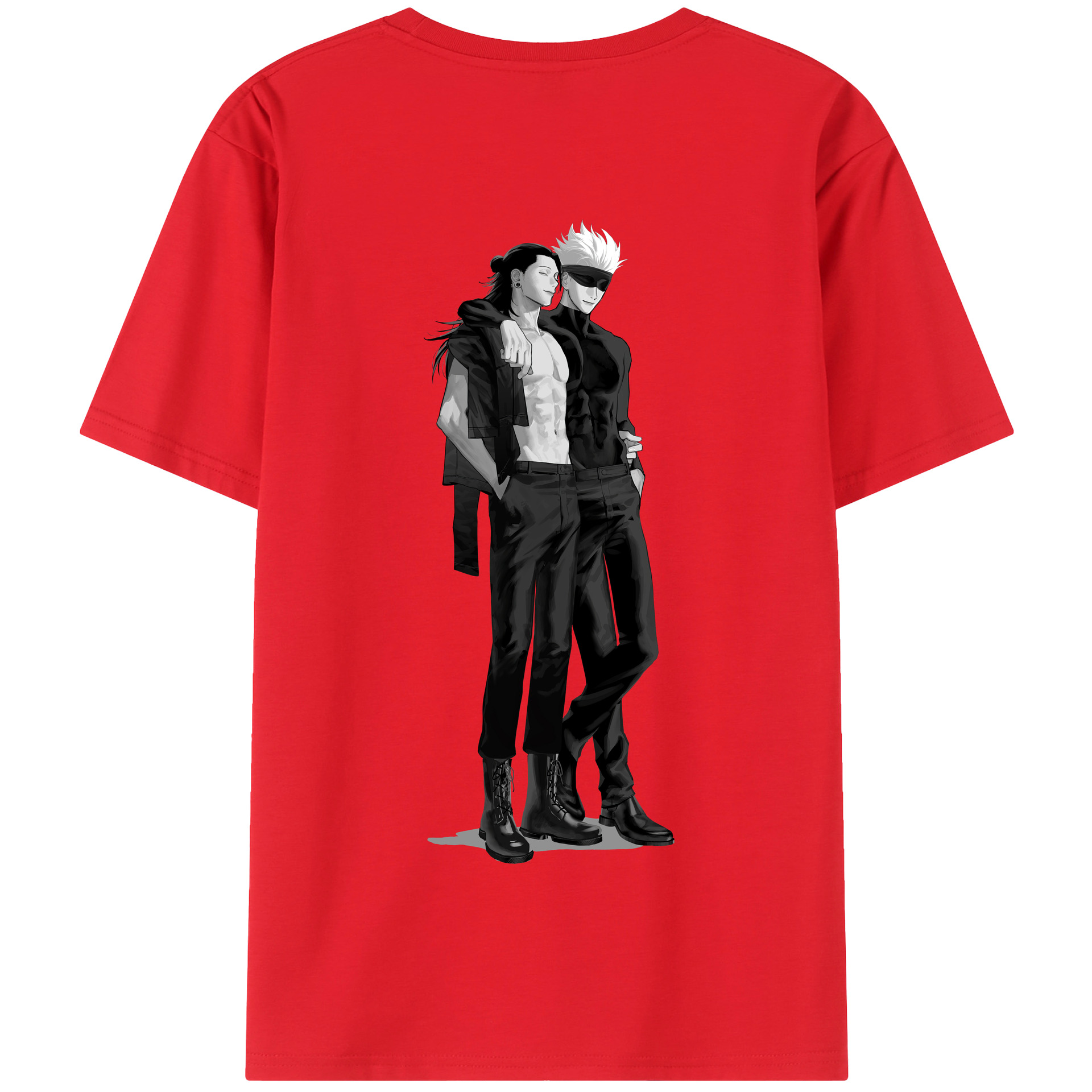 （画像用） 呪術廻戦 Jujutsu Kaisen 綿100％半袖Tシャツ（背面プリント）
